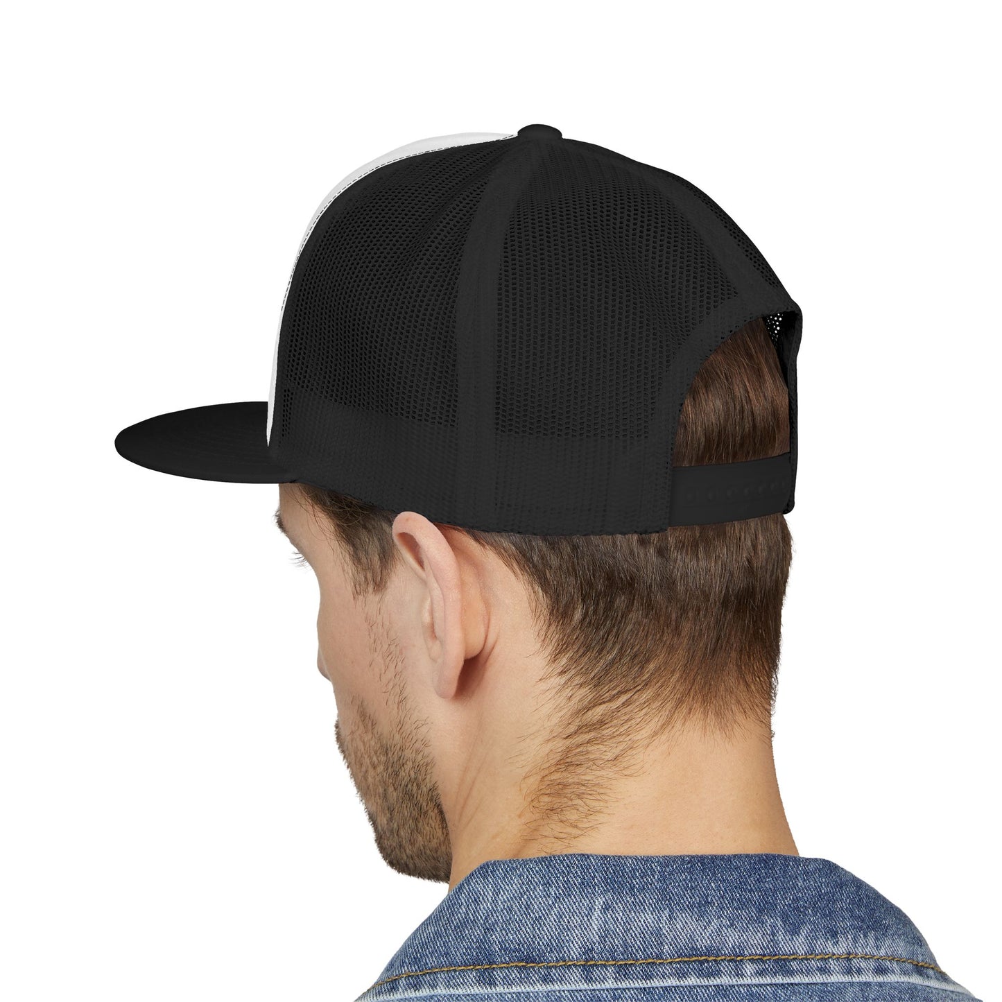 BokeyCat 5 Panel Trucker Cap Embroidery Logo
