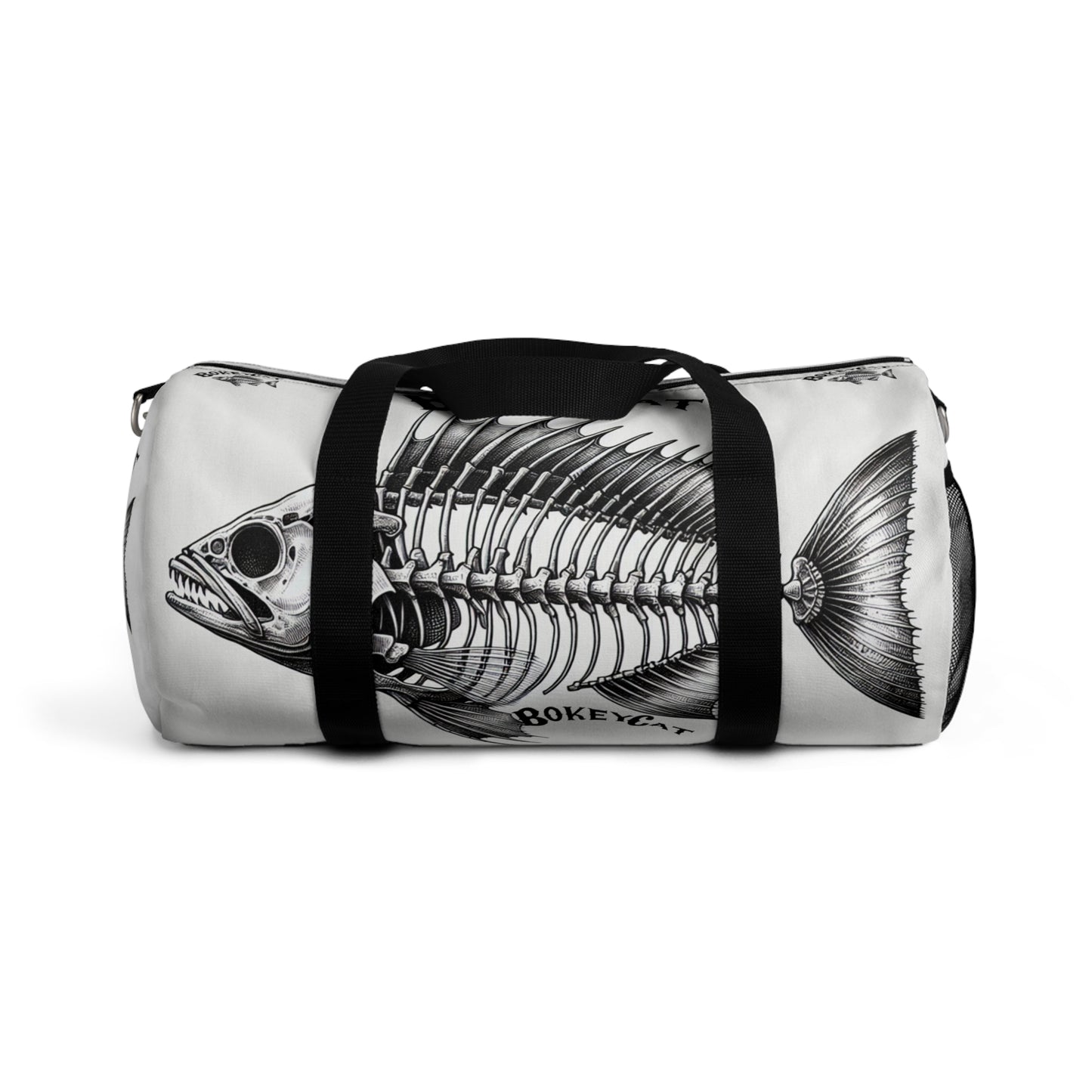 BokeyCat Bones Duffel Bag, Gym Bag, Fishing Gear Bag