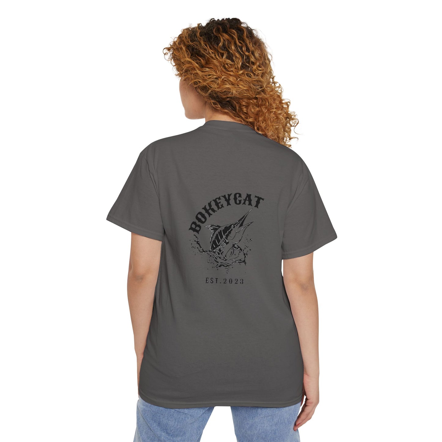 BokeyCat Unisex Heavy Cotton Pocket Tee