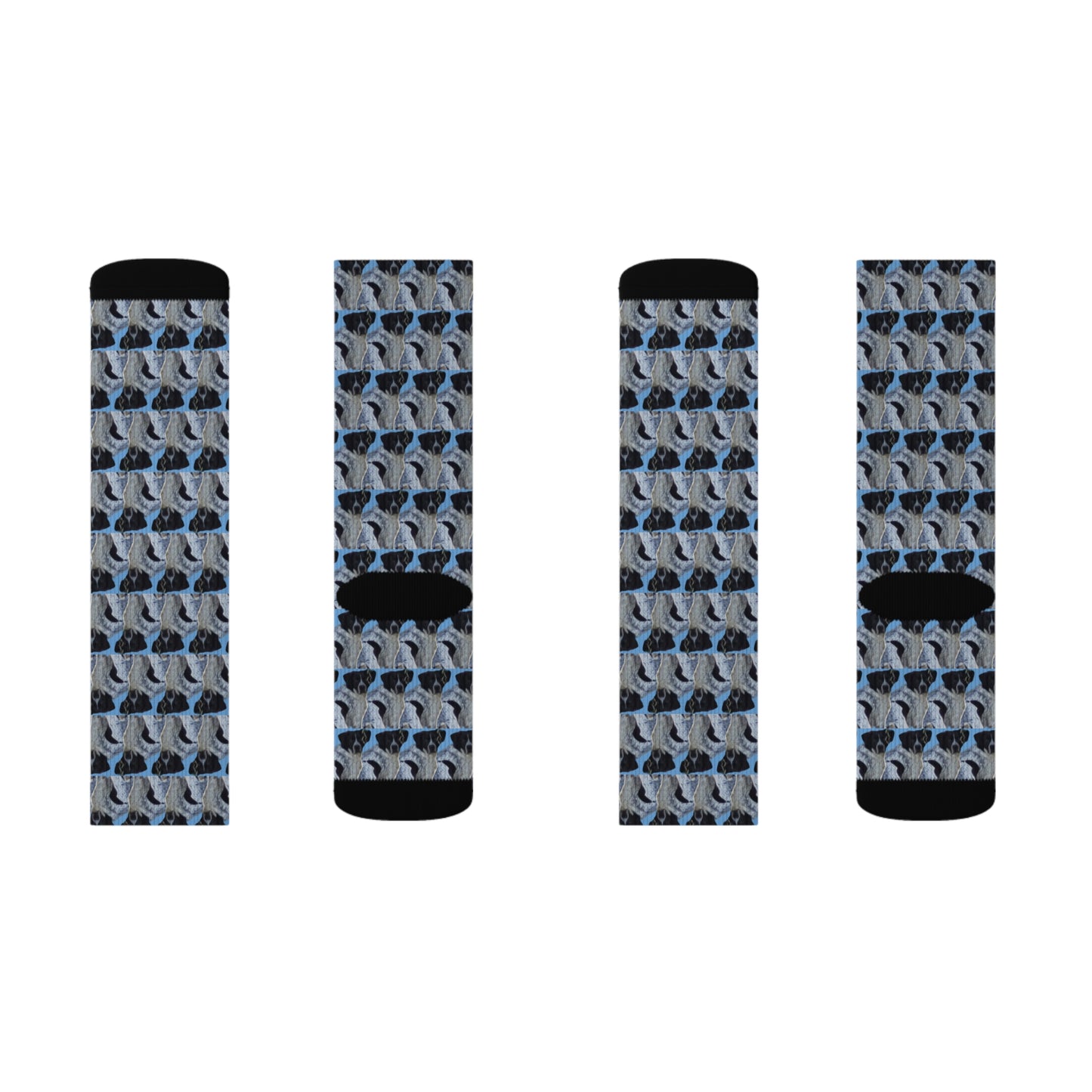 BokeyCat Sublimation Socks. (Chloe Collection)