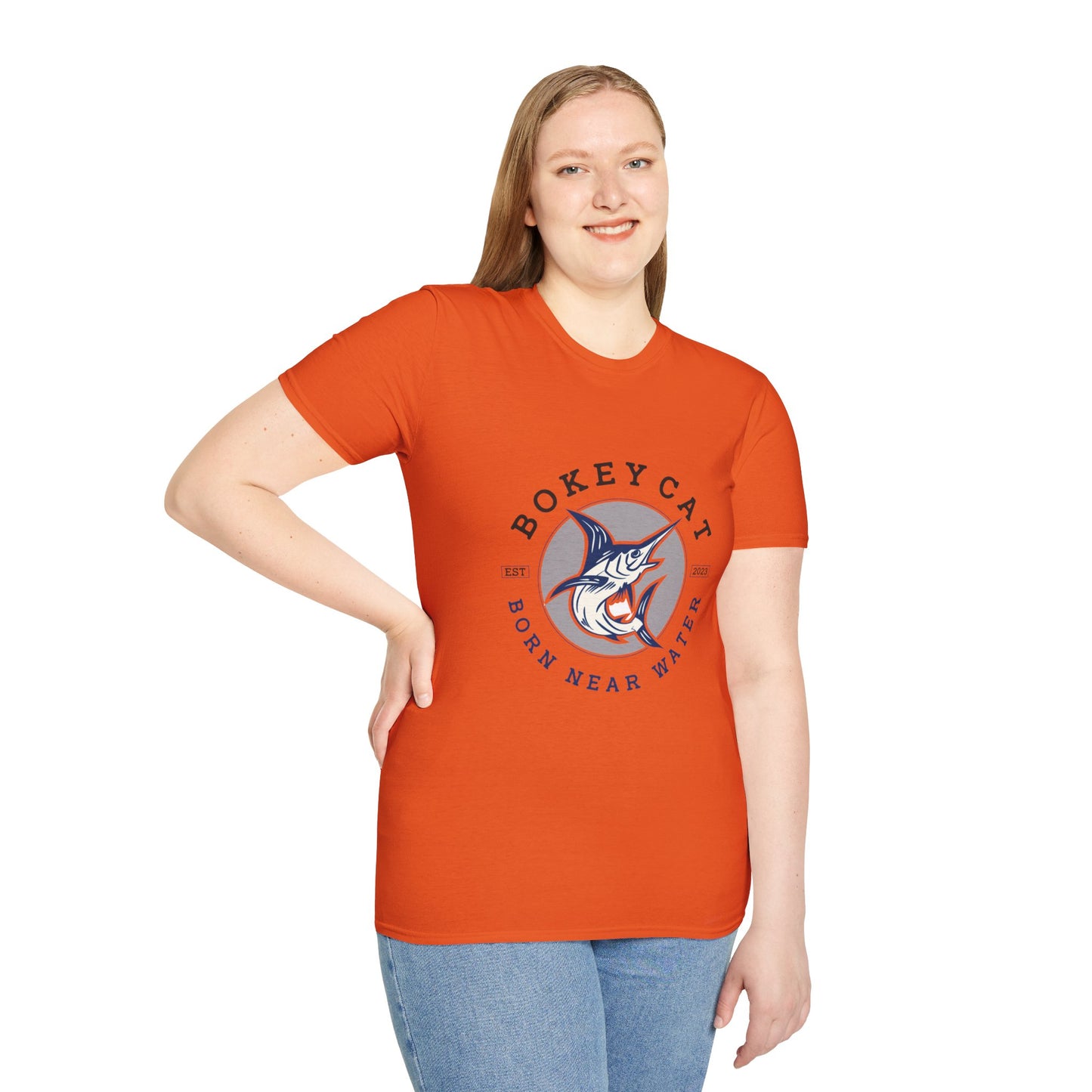 BokeyCat Unisex Softstyle T-Shirt.