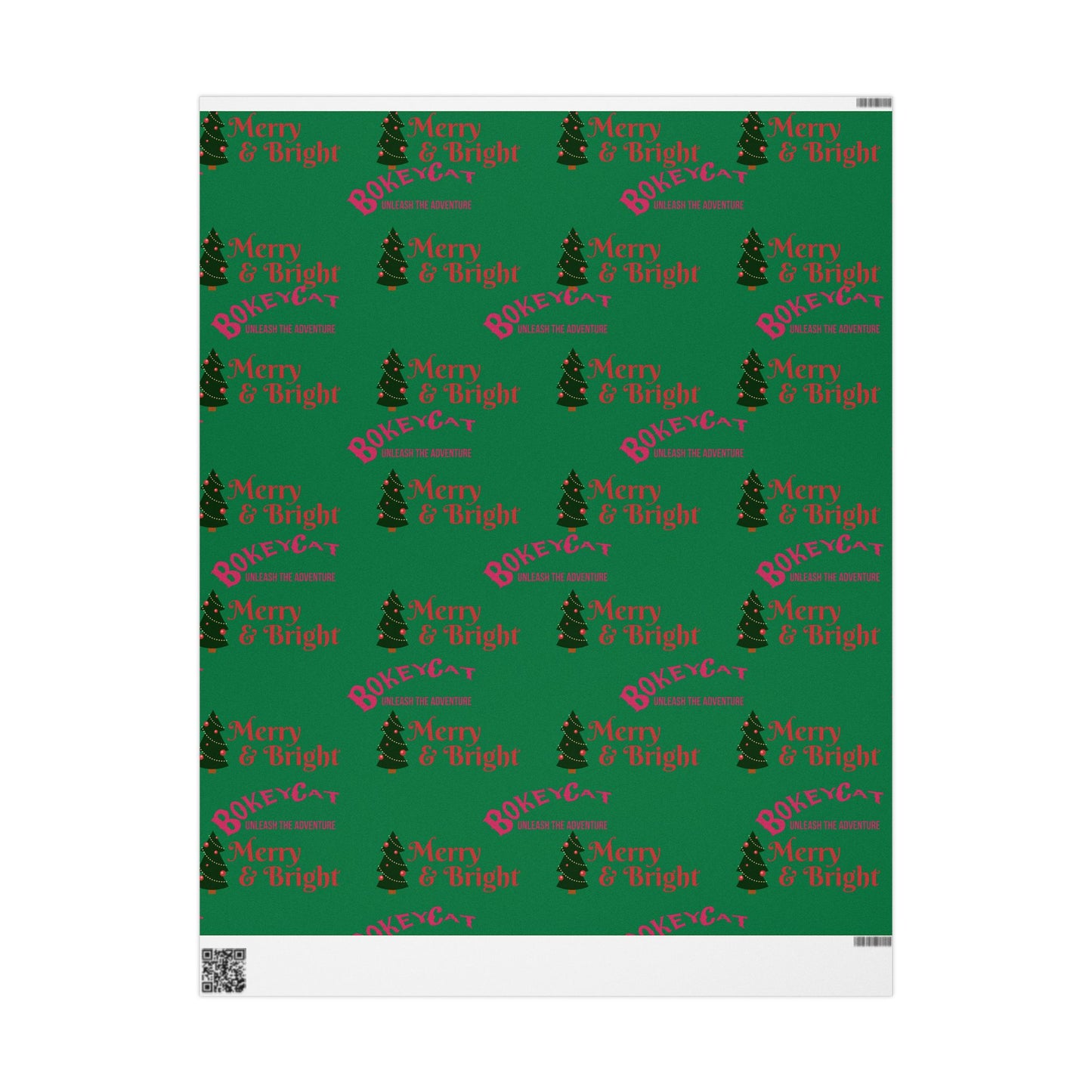 BokeyCat Christmas Wrapping Paper