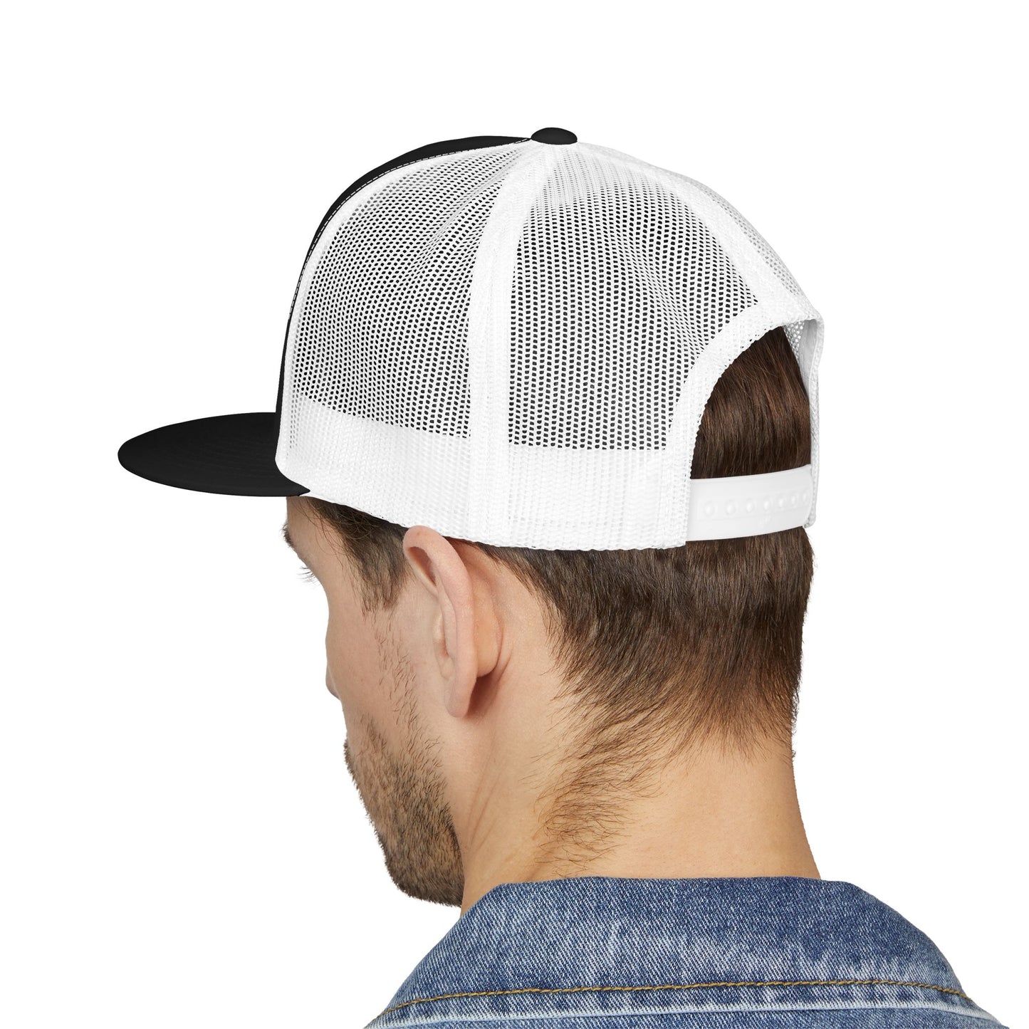 BokeyCat 5 Panel Trucker Cap Embroidery Logo