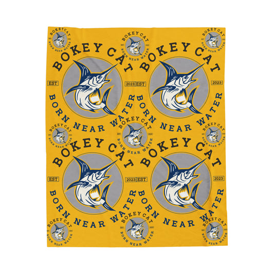 BokeyCat Velveteen Plush Blanket