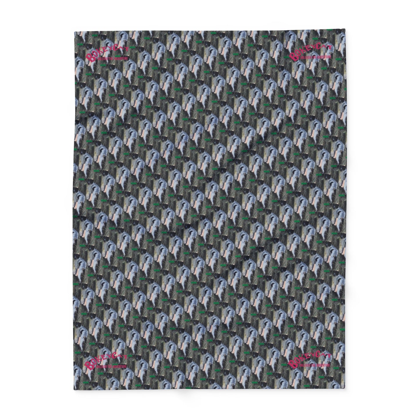 BokeyCat Arctic Fleece Blanket. (Chloe Collection)