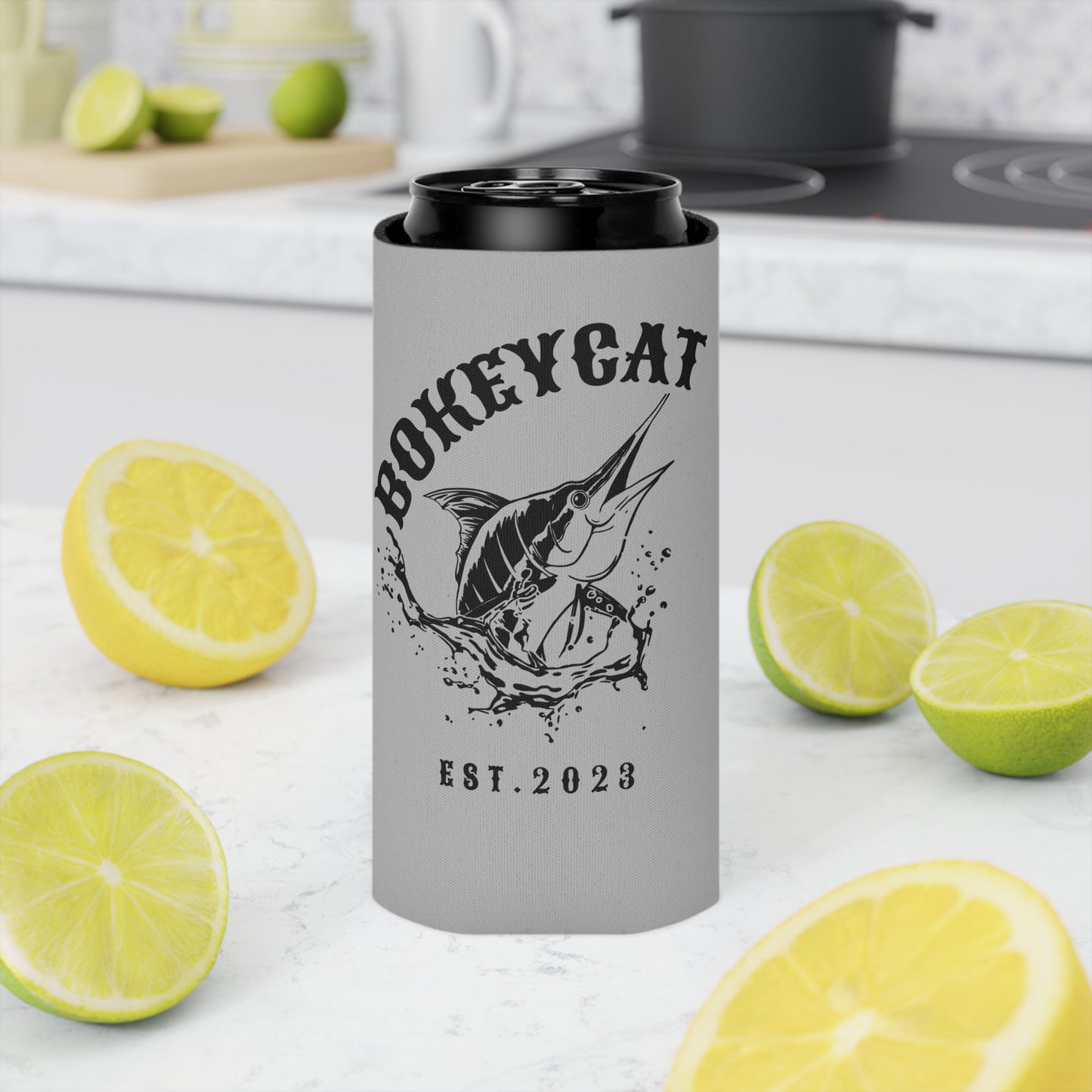 BokeyCat Can Cooler