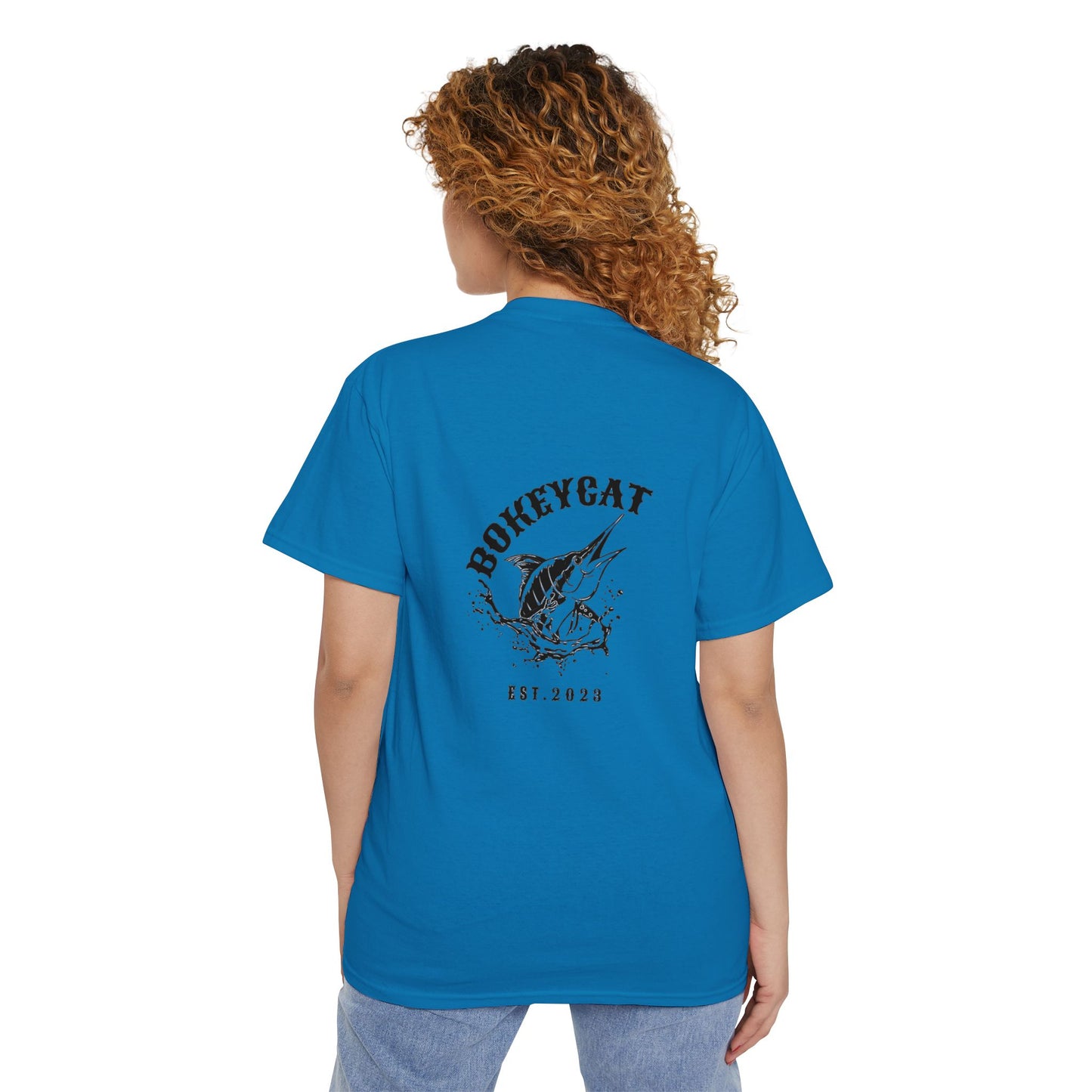 BokeyCat Unisex Heavy Cotton Pocket Tee