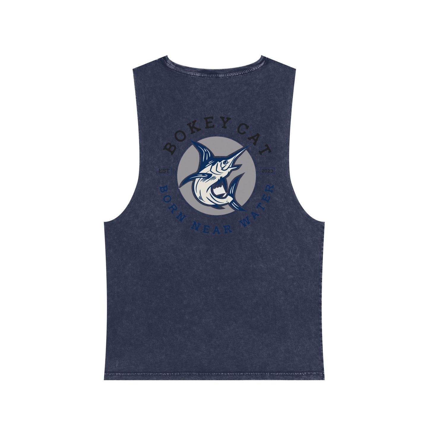 BokeyCat Unisex Stonewash Tank Top