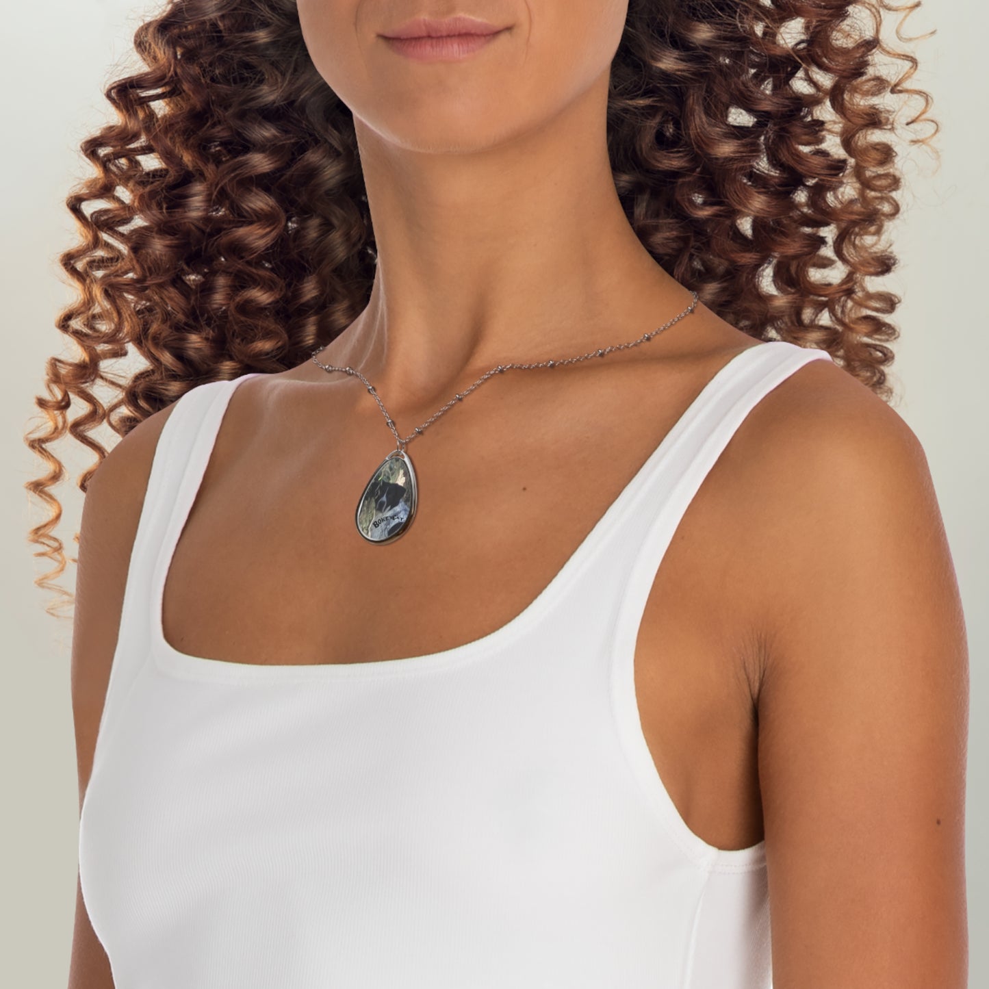 BokeyCat Chloe Oval Necklace. (Chloe Connection)