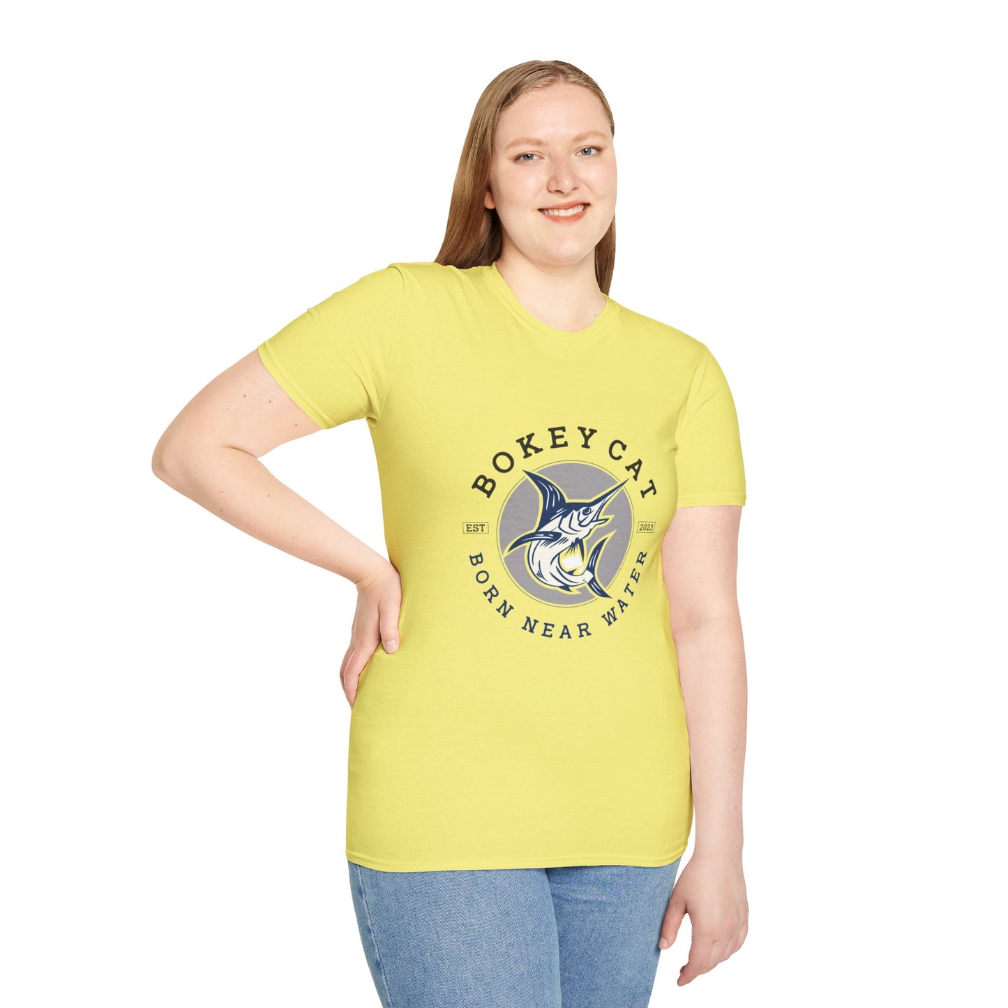 BokeyCat Unisex Softstyle T-Shirt.