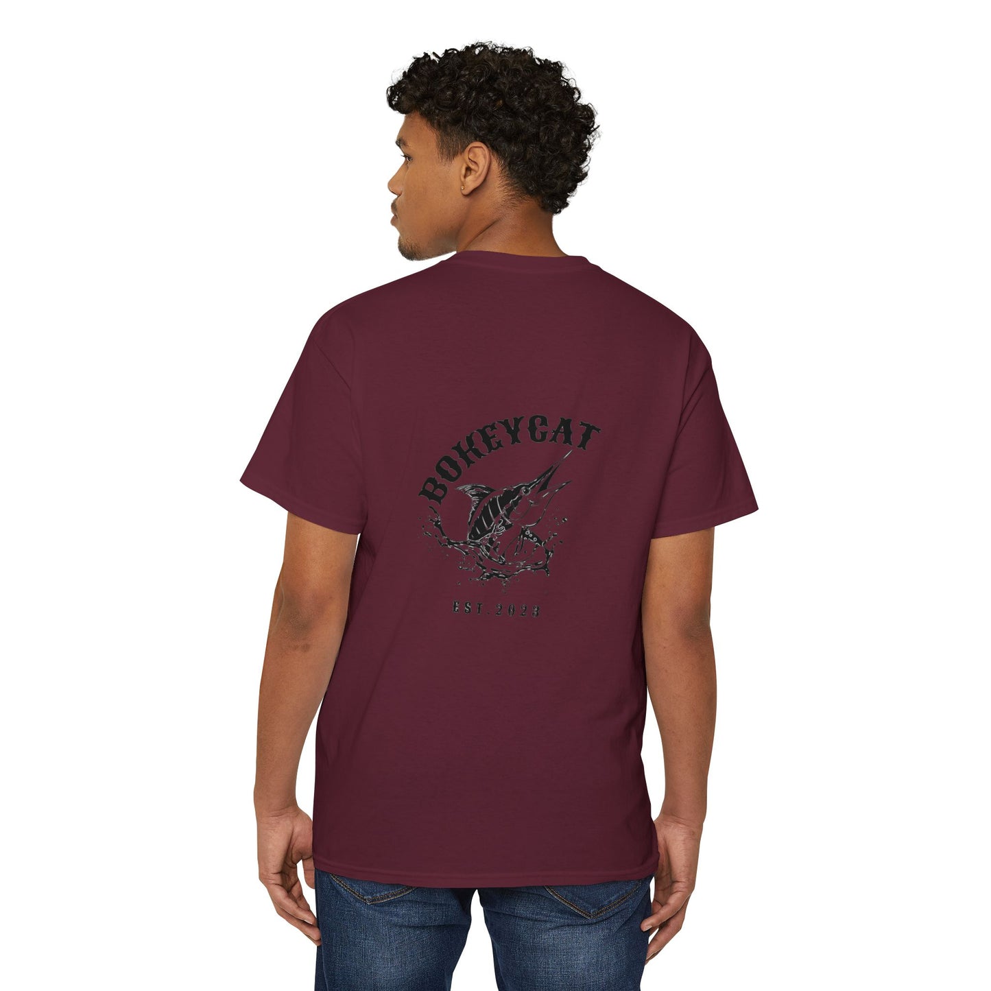 BokeyCat Unisex Heavy Cotton Pocket Tee