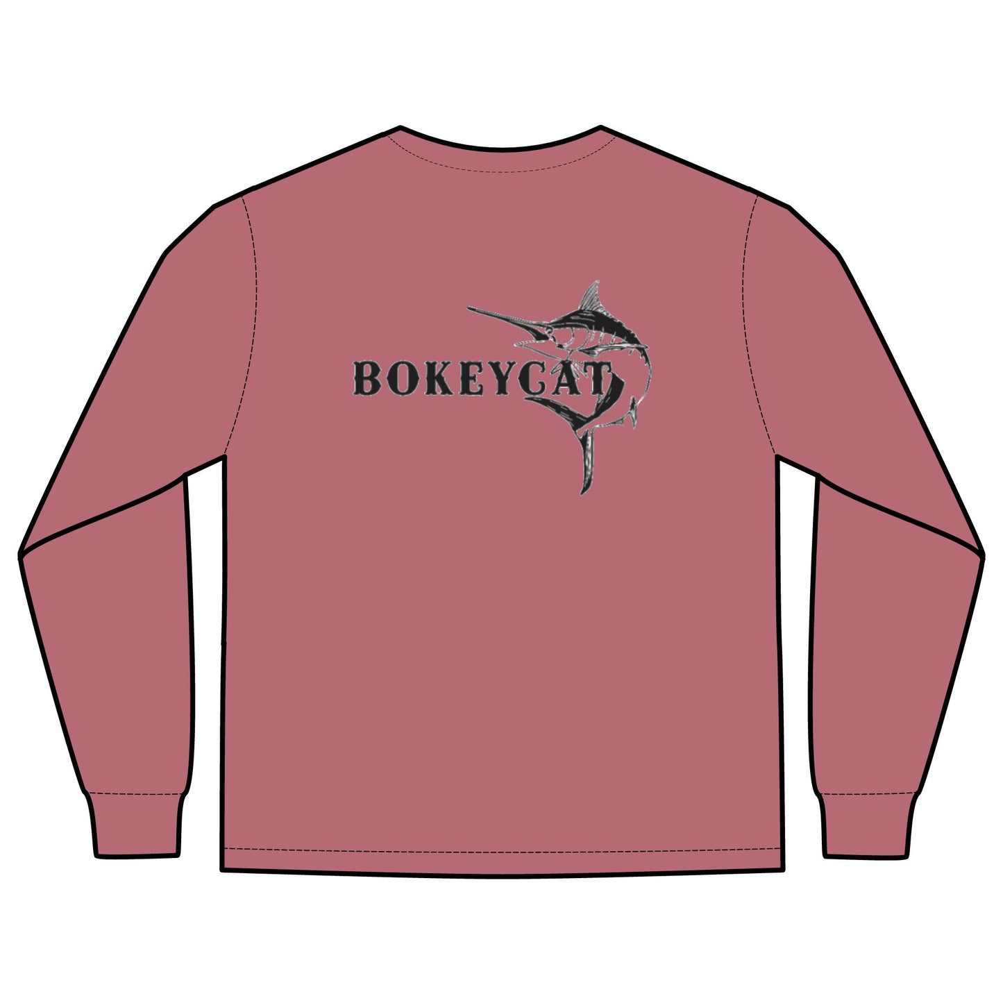 BokeyCat Long Sleeve Pocket T-Shirt