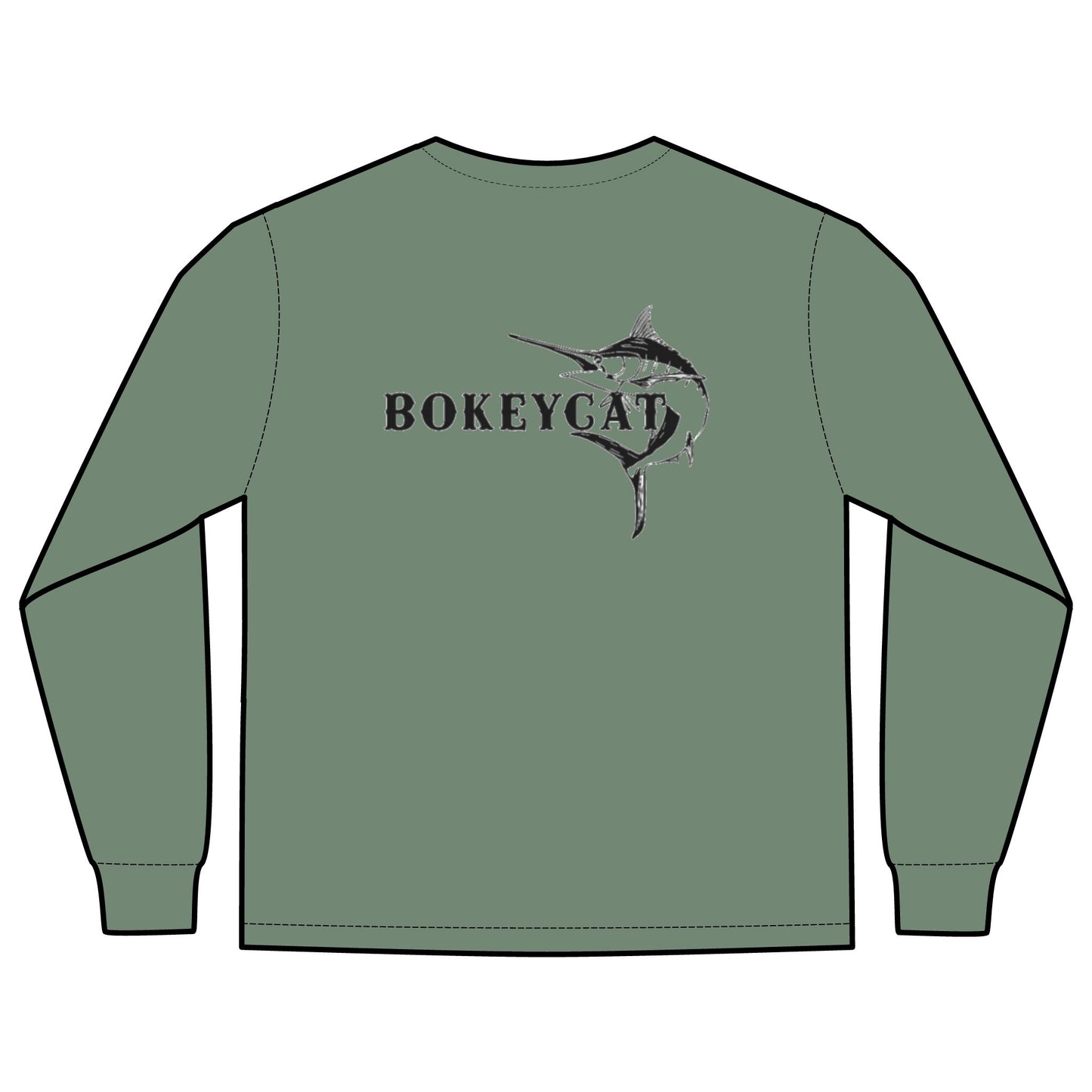 BokeyCat Long Sleeve Pocket T-Shirt