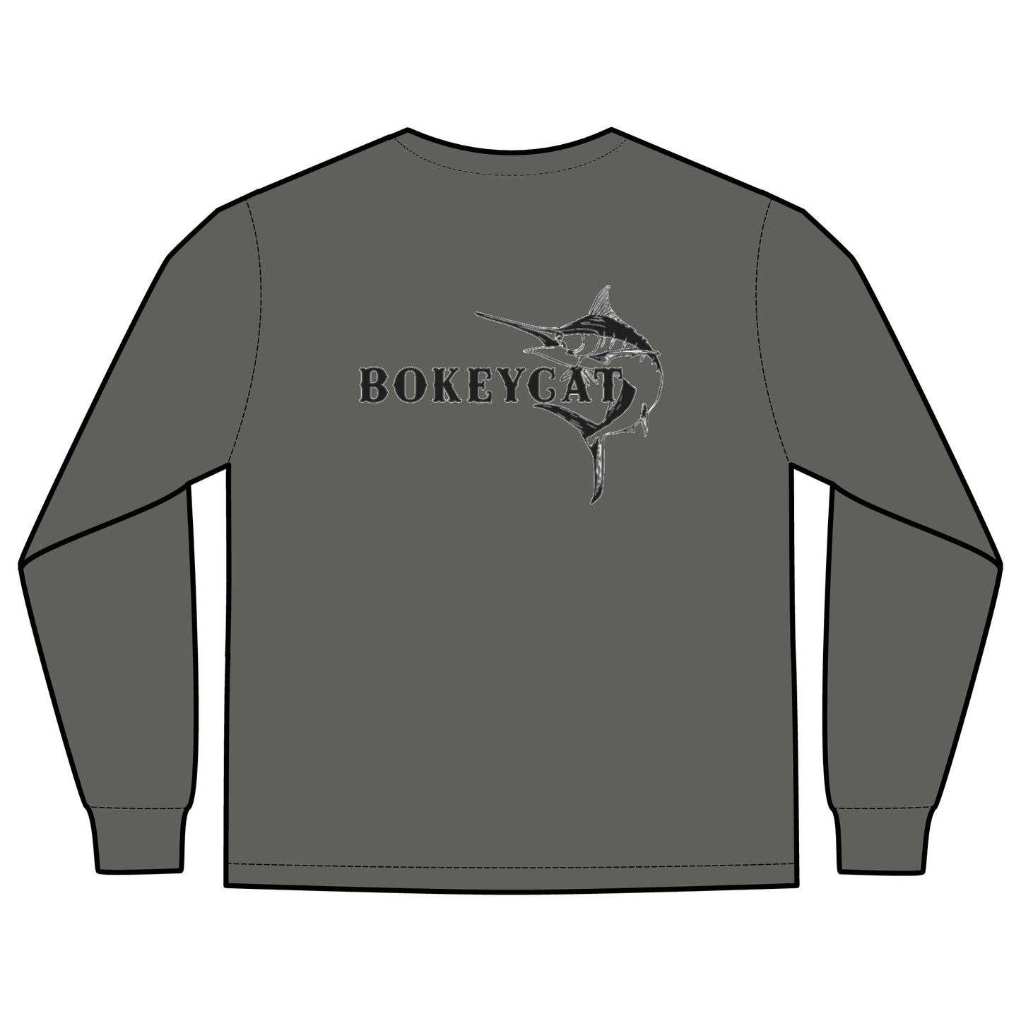BokeyCat Long Sleeve Pocket T-Shirt