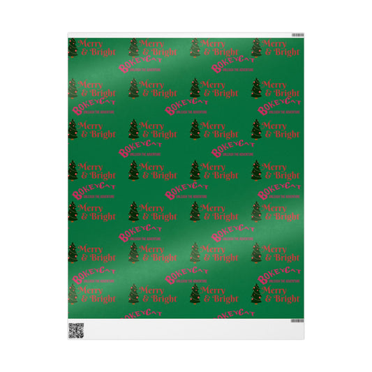 BokeyCat Christmas Wrapping Paper