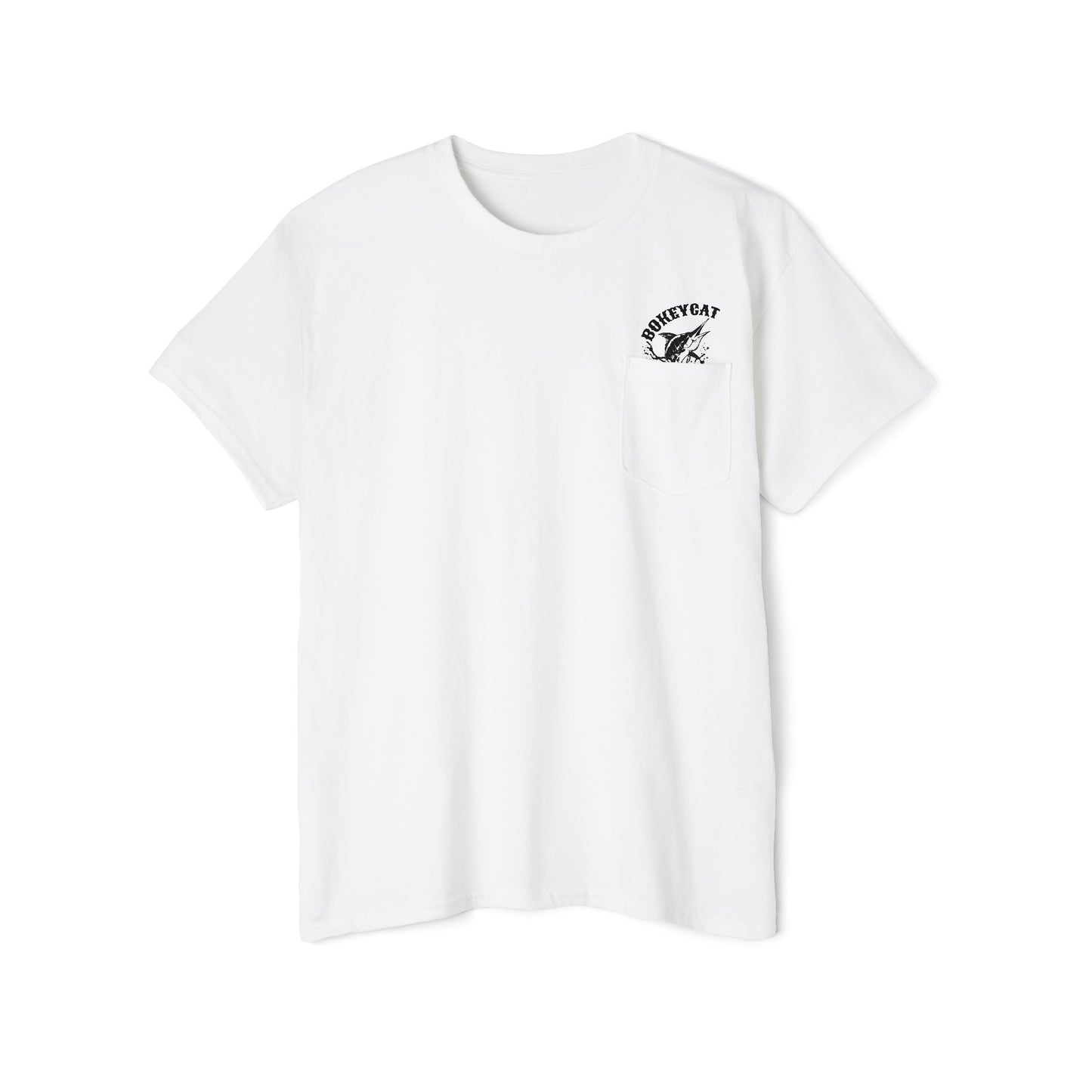BokeyCat Unisex Heavy Cotton Pocket Tee