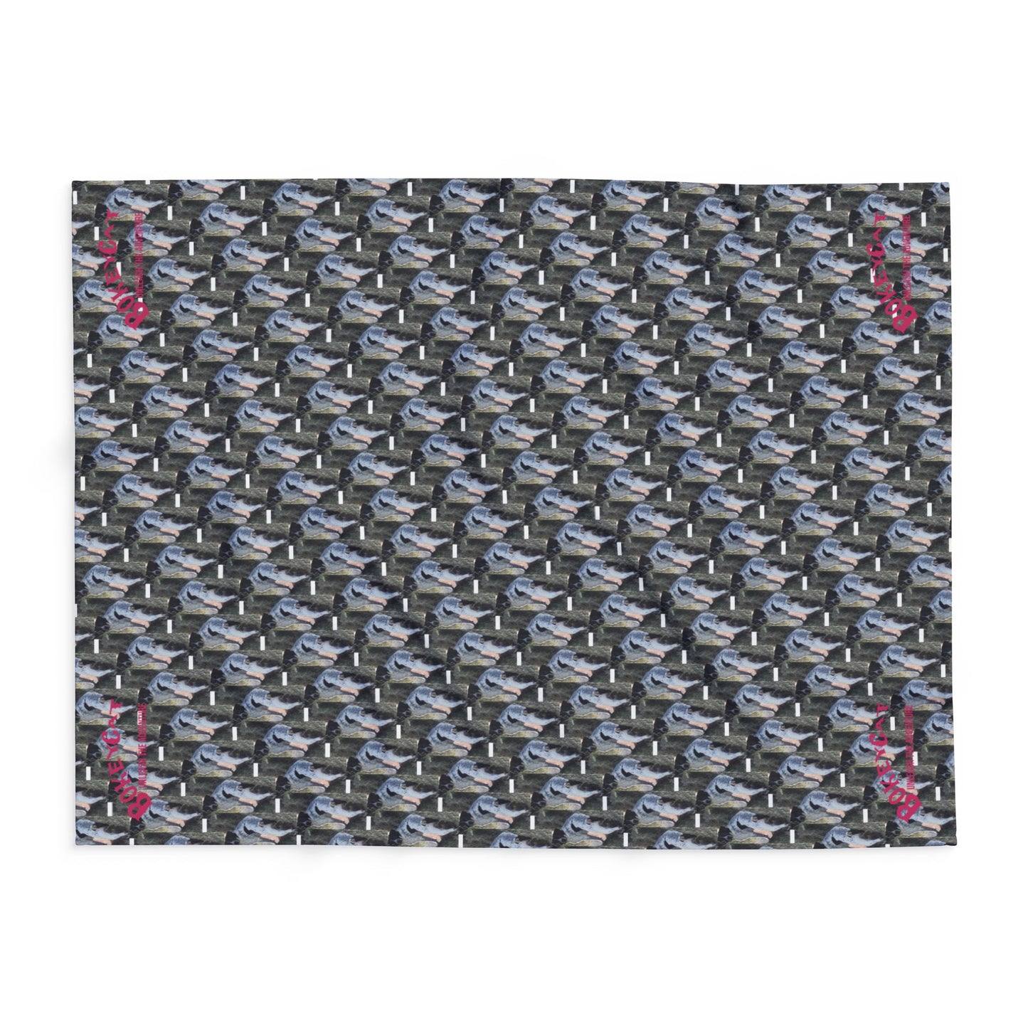 BokeyCat Arctic Fleece Blanket. (Chloe Collection)