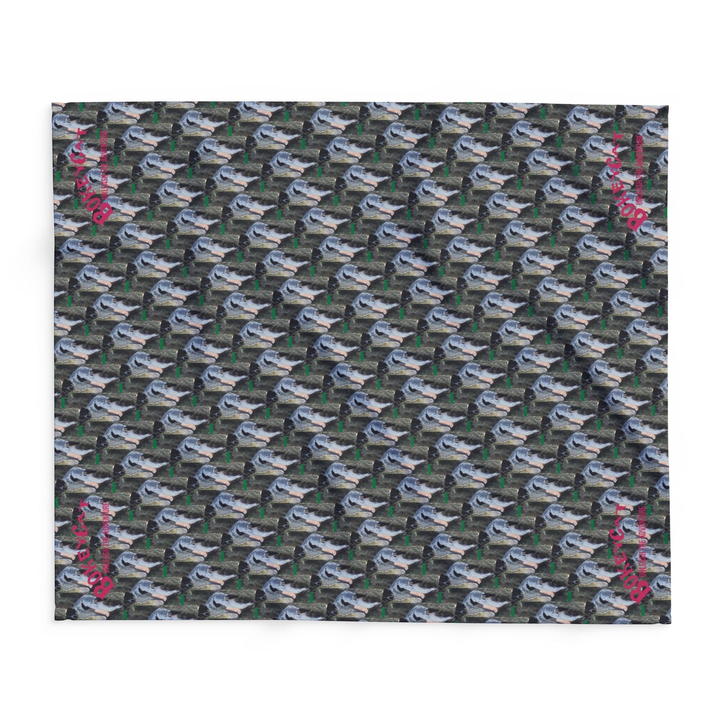BokeyCat Arctic Fleece Blanket. (Chloe Collection)
