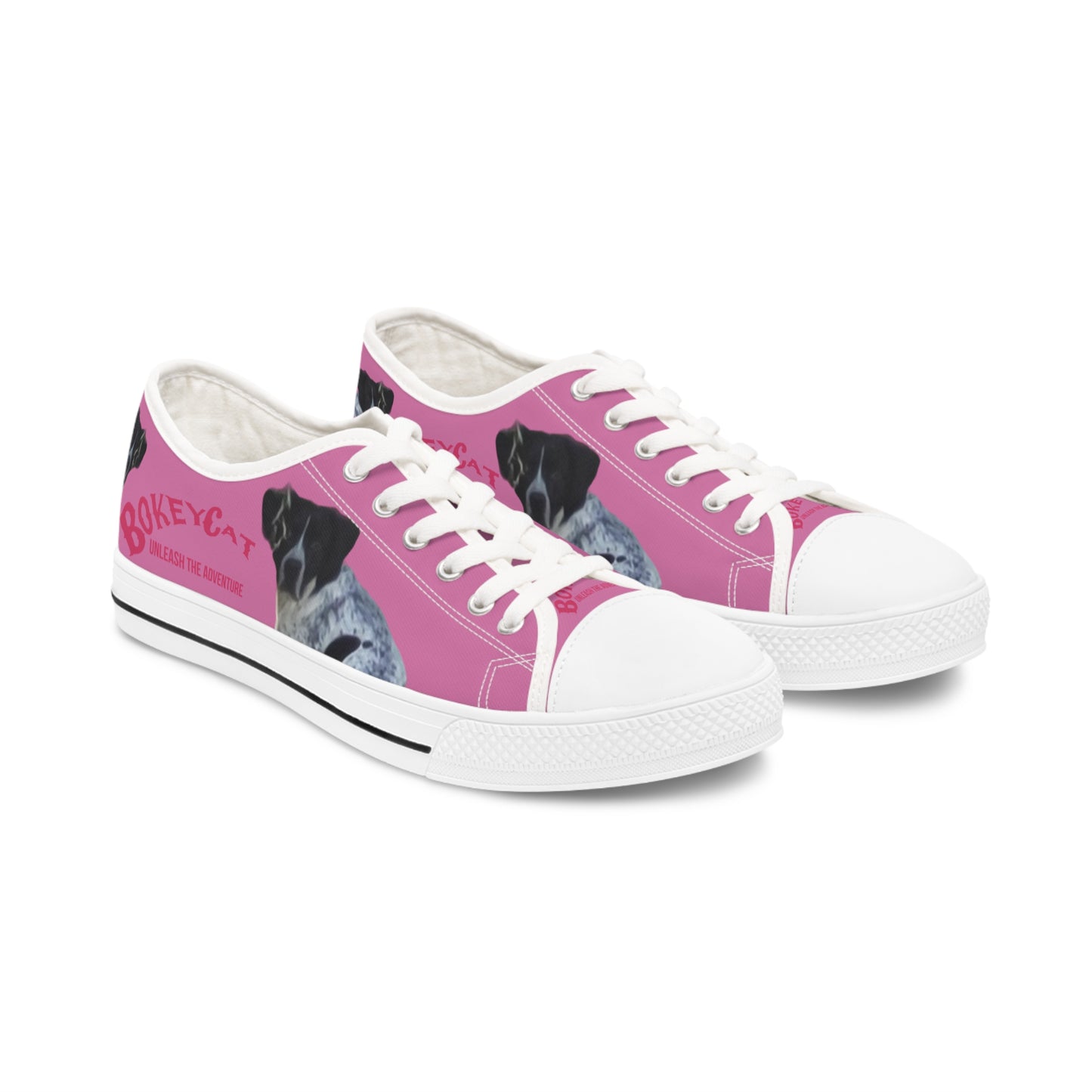 BokeyCat Women's Low Top Sneakers. (Chloe Collection)