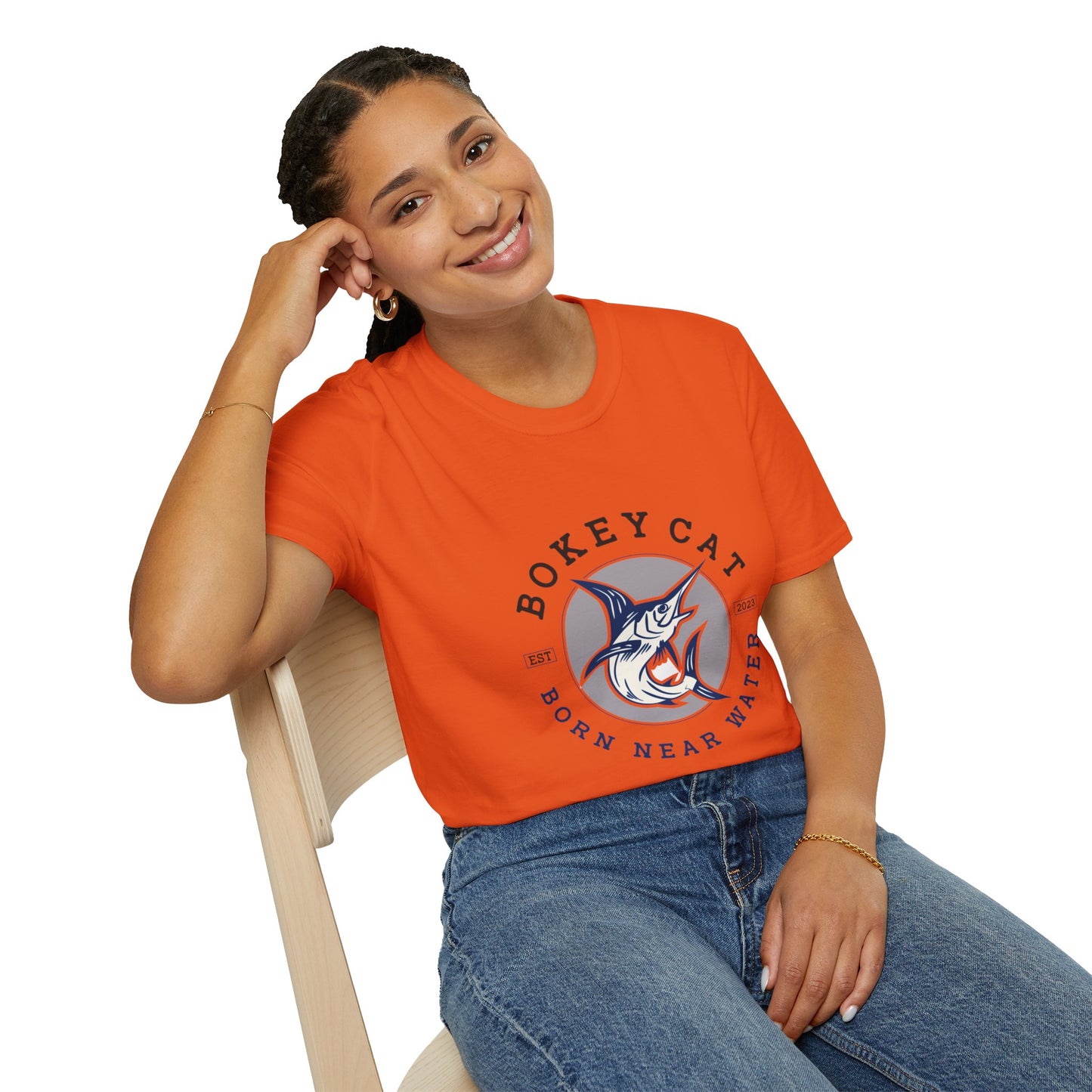 BokeyCat Unisex Softstyle T-Shirt.