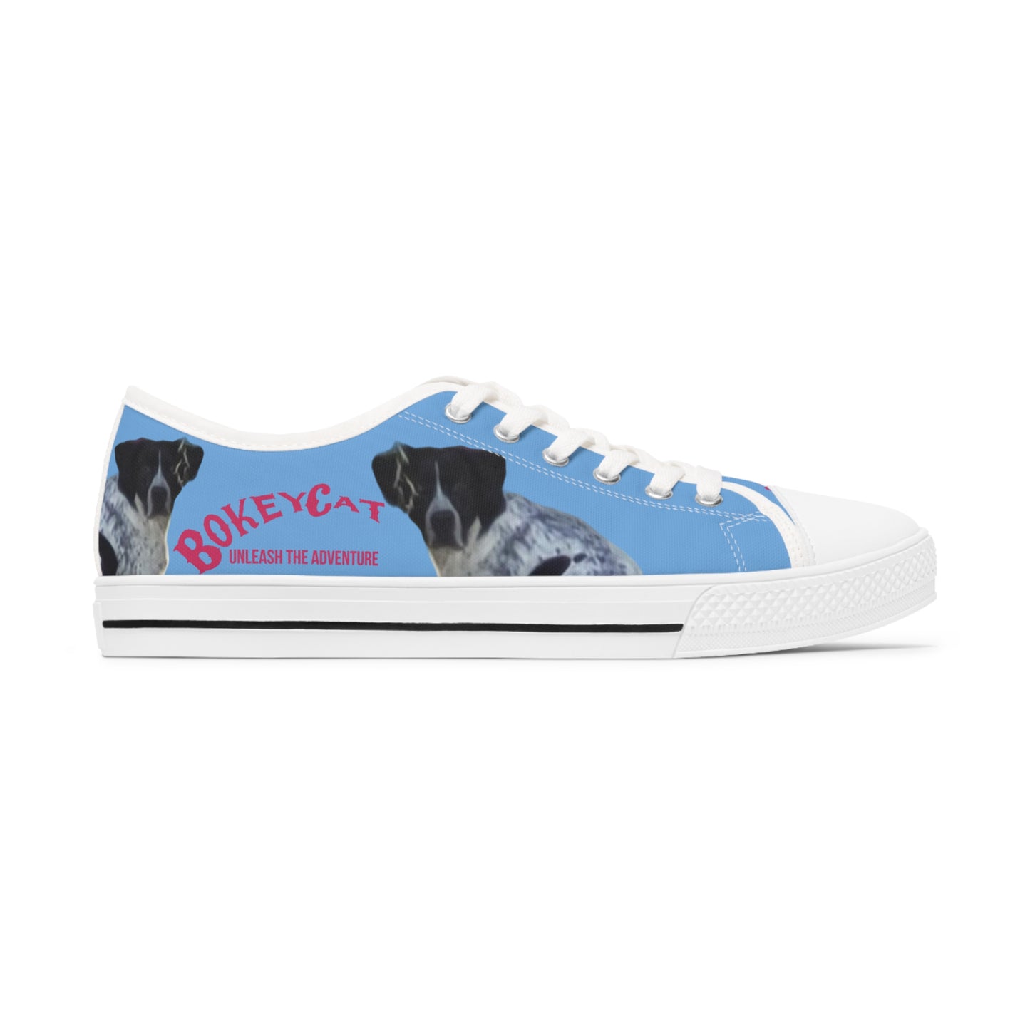 BokeyCat Women's Low Top Sneakers. (Chloe Collection)