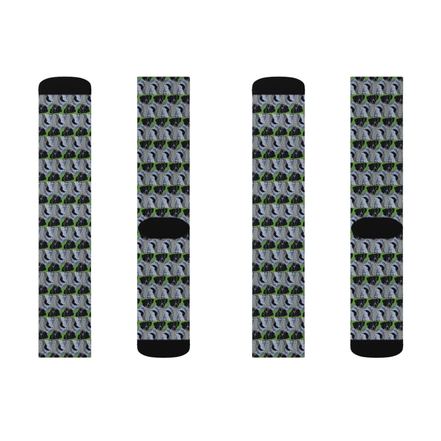 BokeyCat Sublimation Socks. (Chloe Collection)