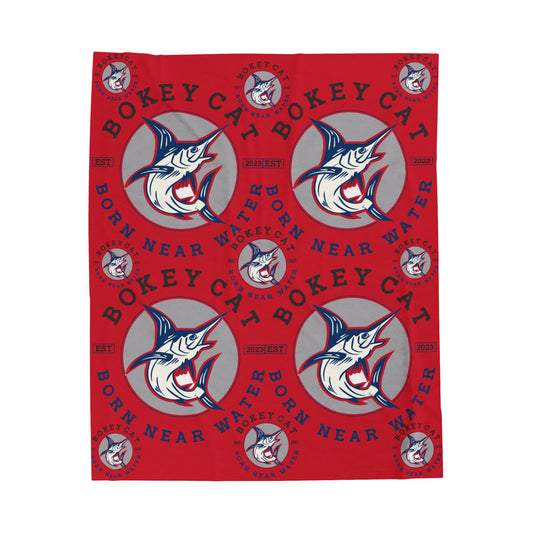 BokeyCat Velveteen Plush Blanket