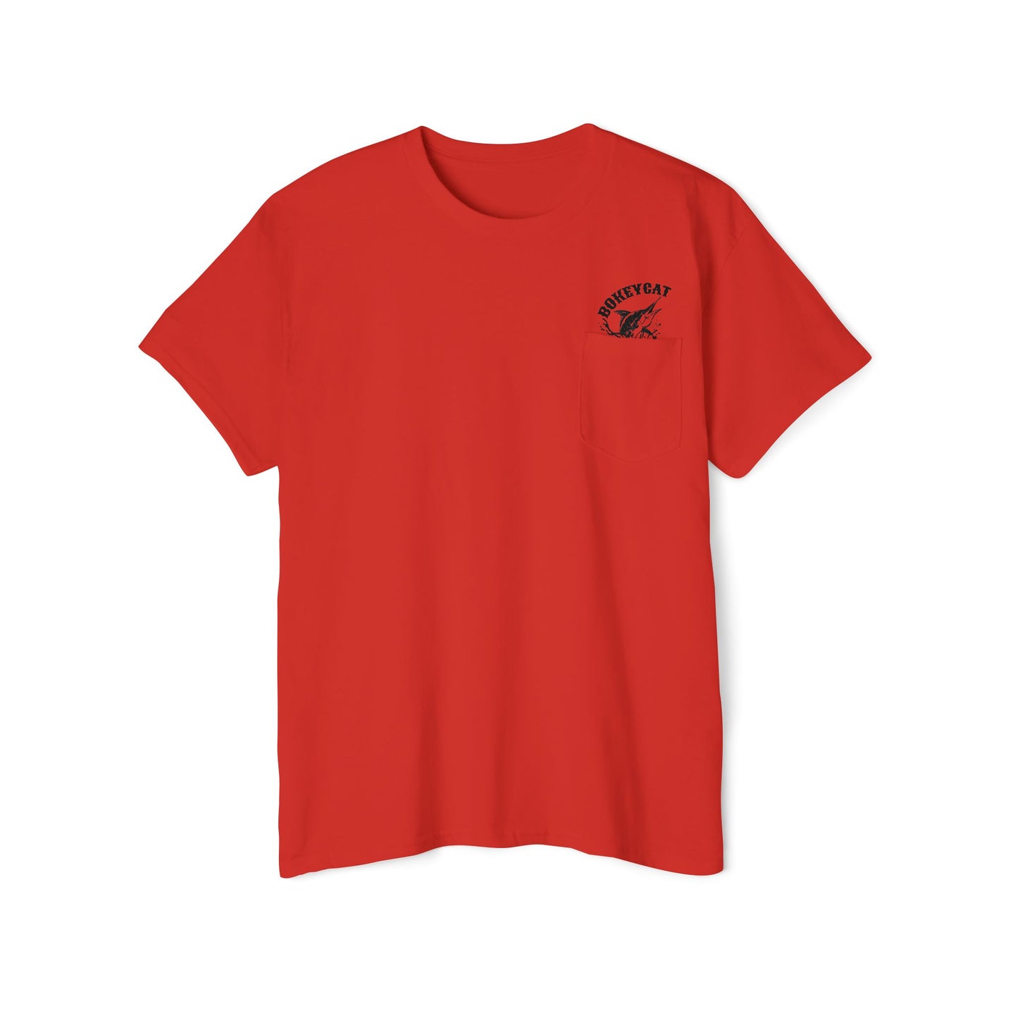BokeyCat Unisex Heavy Cotton Pocket Tee