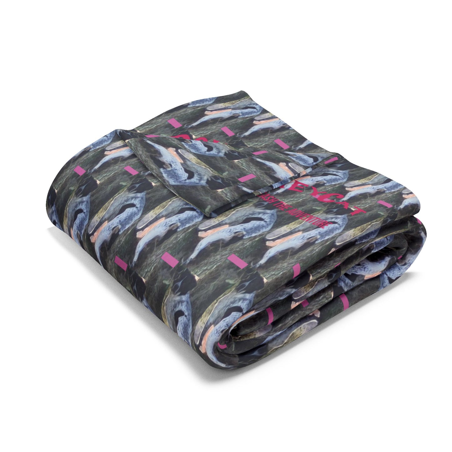 BokeyCat Arctic Fleece Blanket. (Chloe Collection)