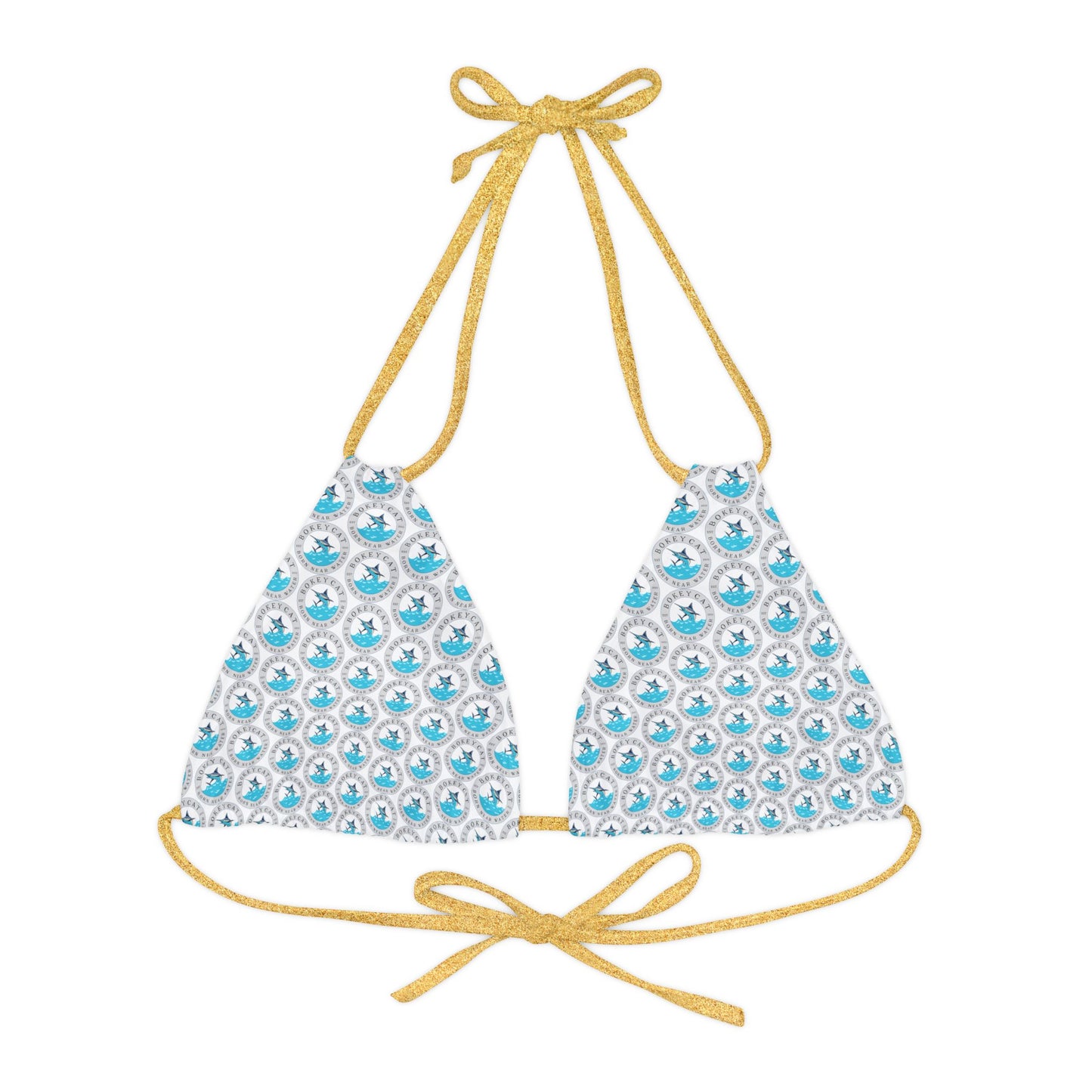 BokeyCat Bokini. strappy triangle bikini top