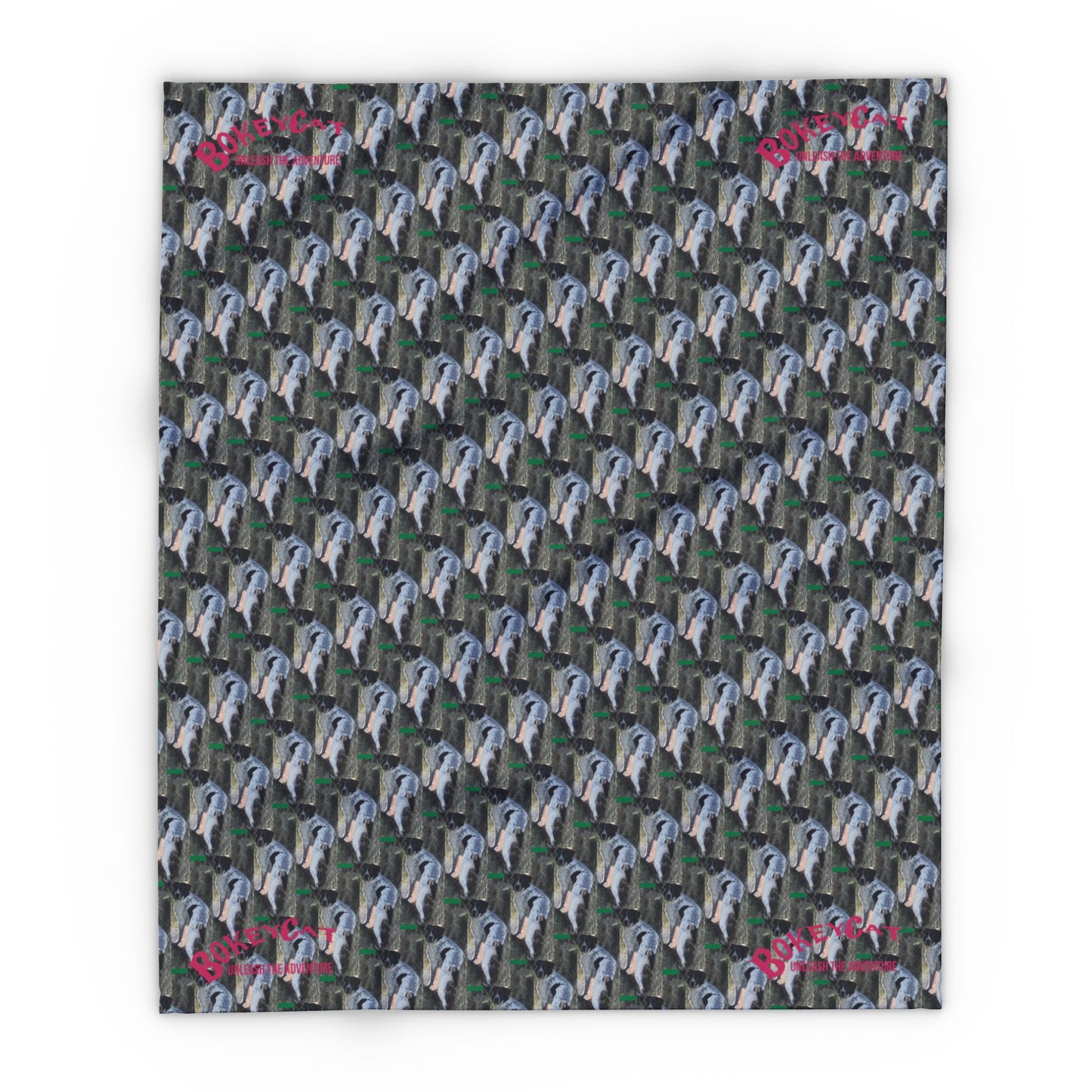 BokeyCat Arctic Fleece Blanket. (Chloe Collection)