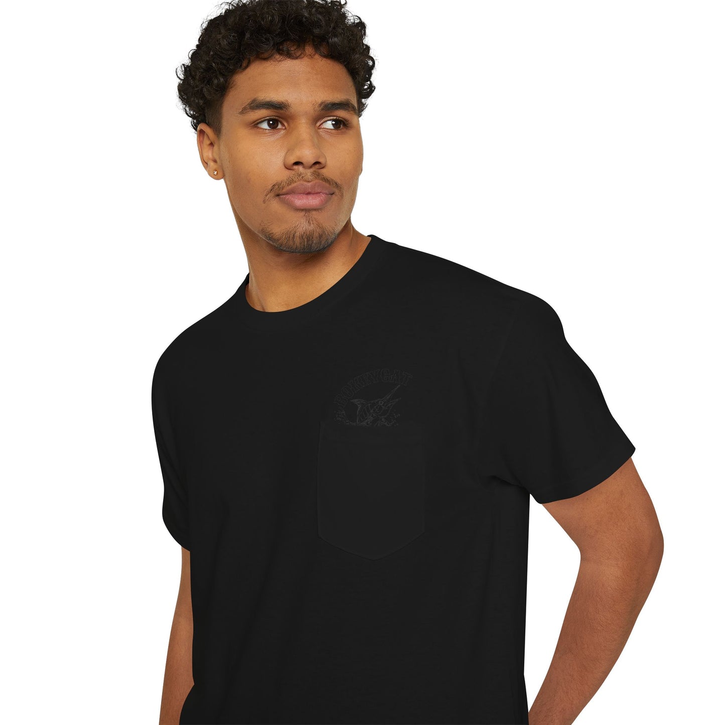 BokeyCat Unisex Heavy Cotton Pocket Tee