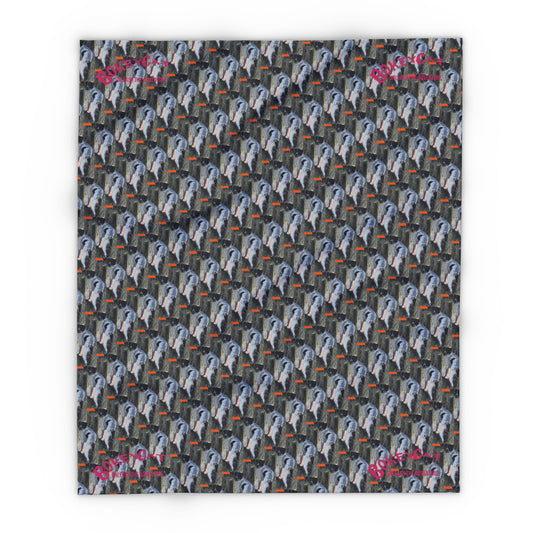 BokeyCat Arctic Fleece Blanket. (Chloe Collection)