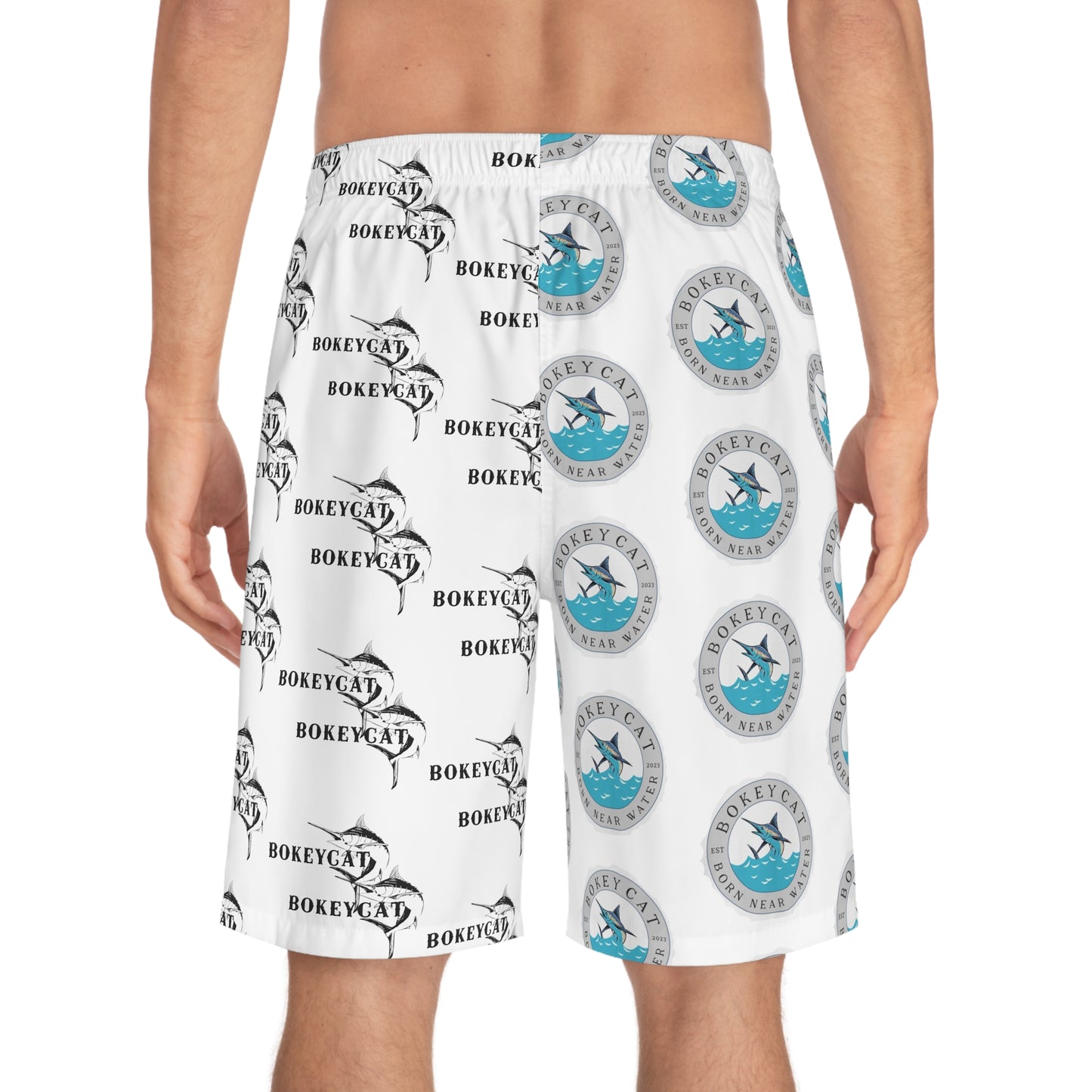 BokeyCat Men's Board Shorts (ChrisCross)