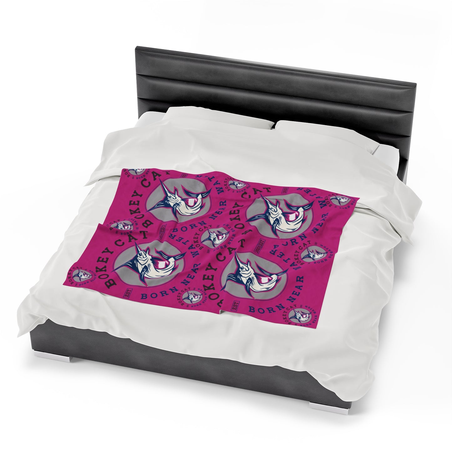 BokeyCat Velveteen Plush Blanket