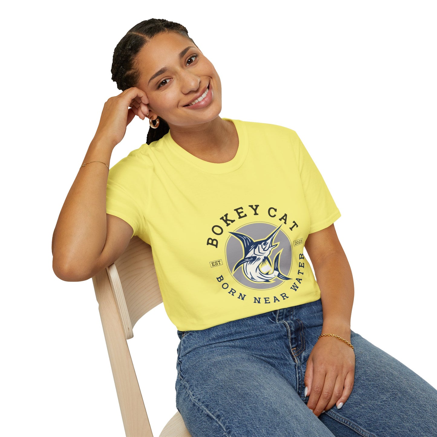 BokeyCat Unisex Softstyle T-Shirt.