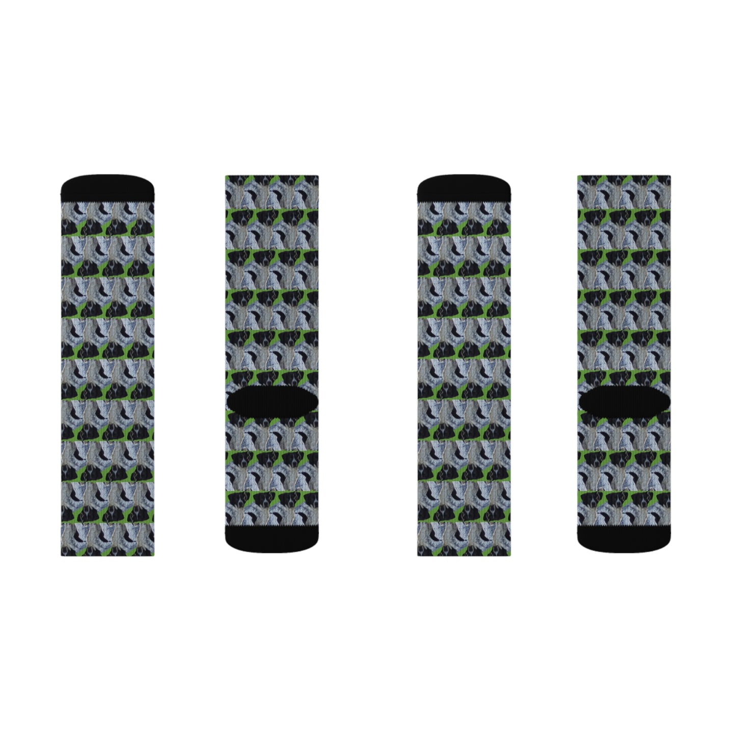 BokeyCat Sublimation Socks. (Chloe Collection)