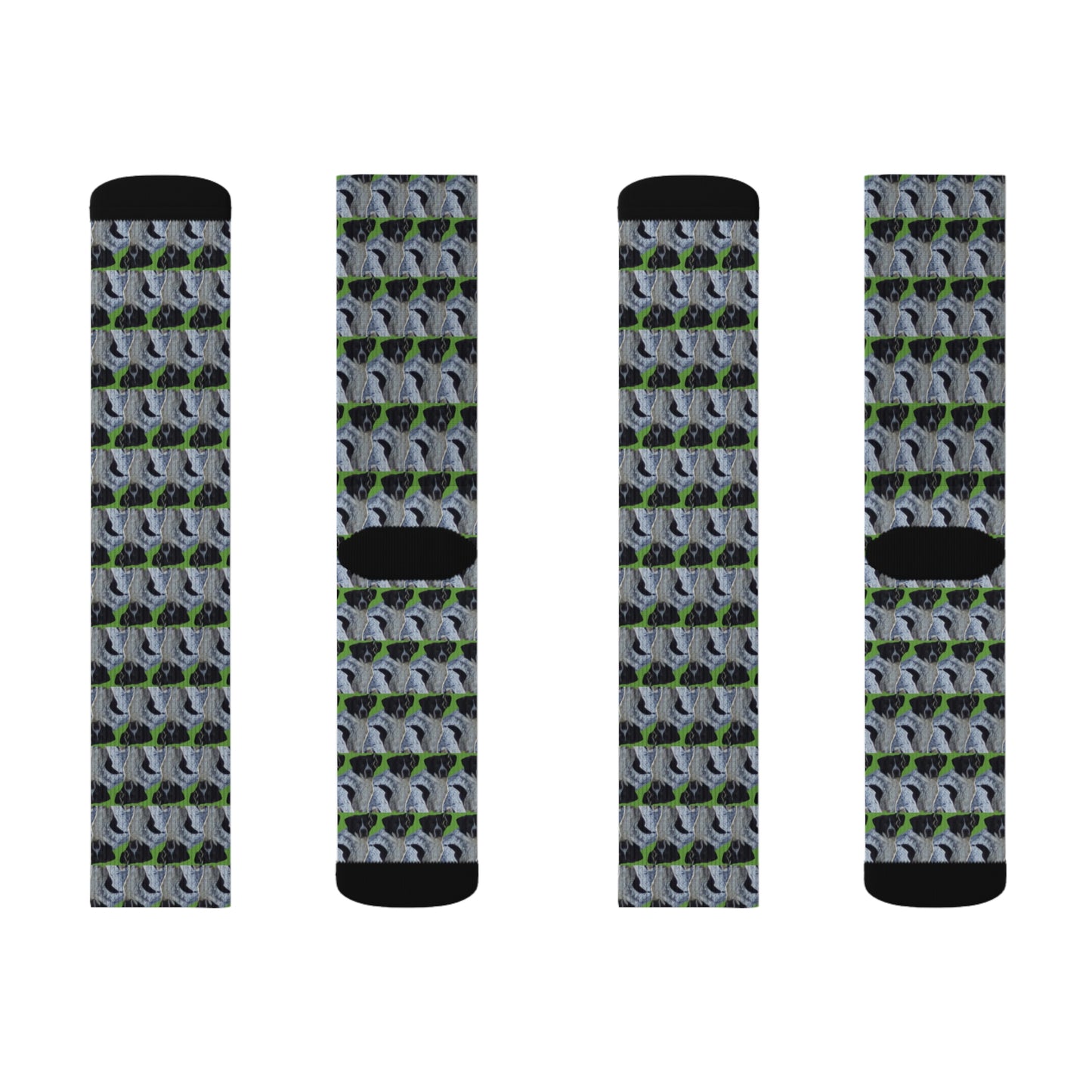 BokeyCat Sublimation Socks. (Chloe Collection)