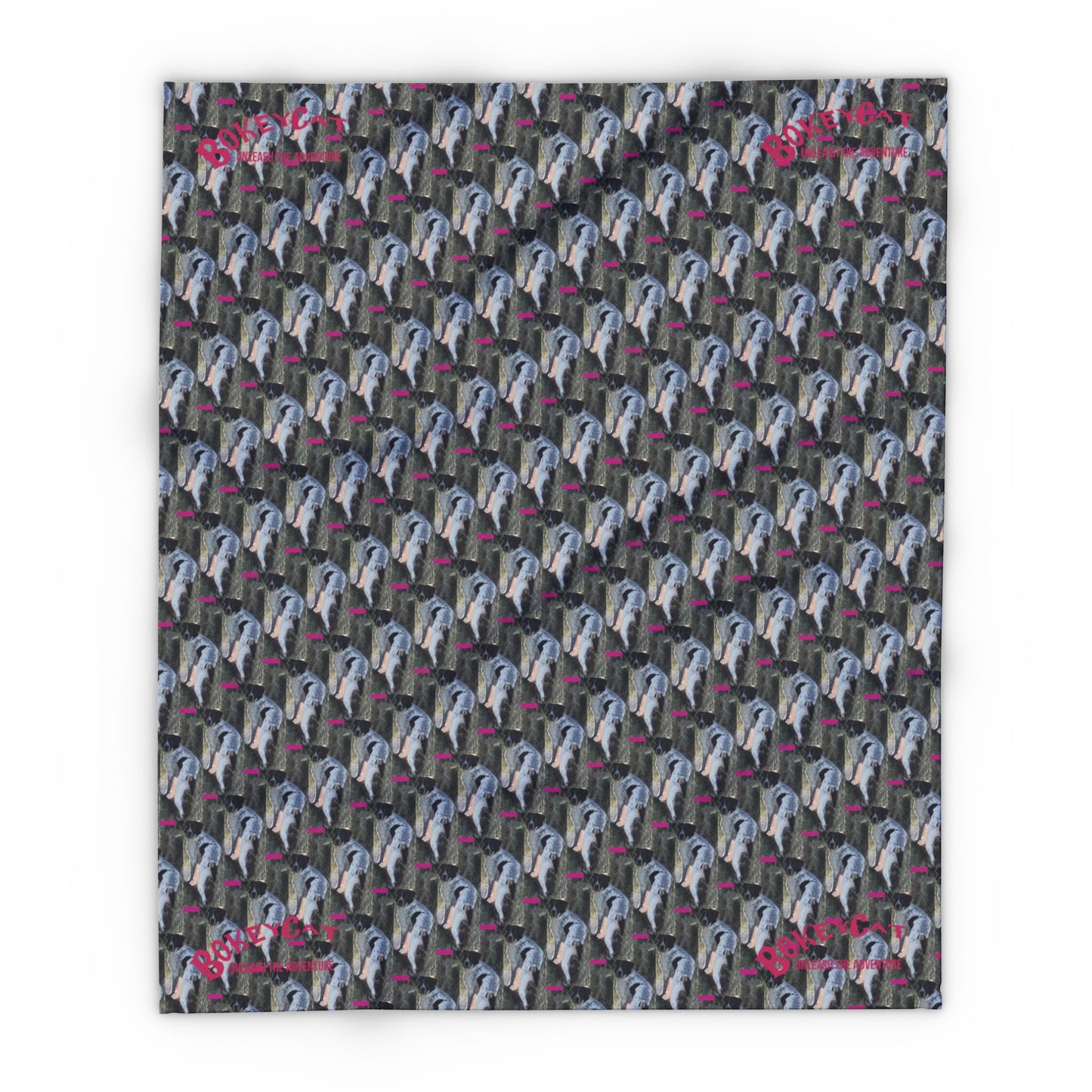 BokeyCat Arctic Fleece Blanket. (Chloe Collection)
