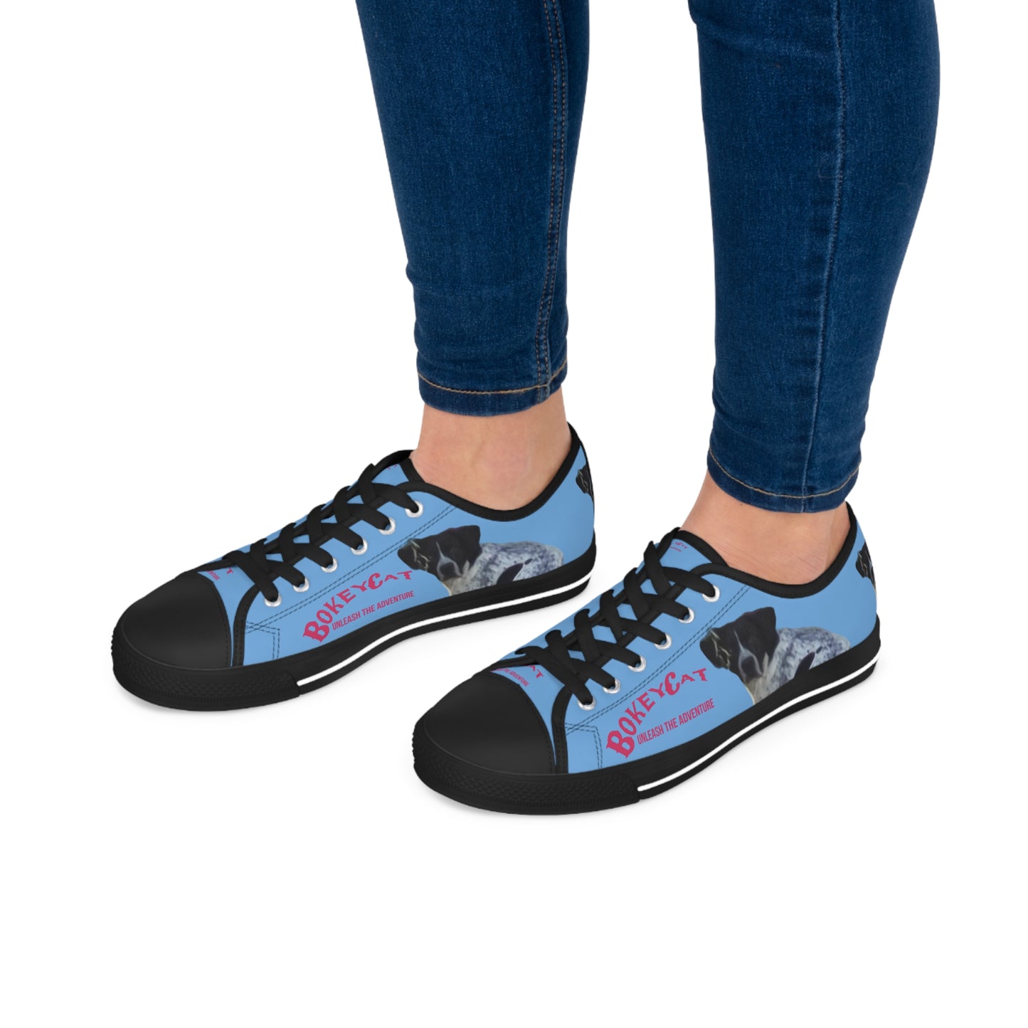 BokeyCat Women's Low Top Sneakers. (Chloe Collection)