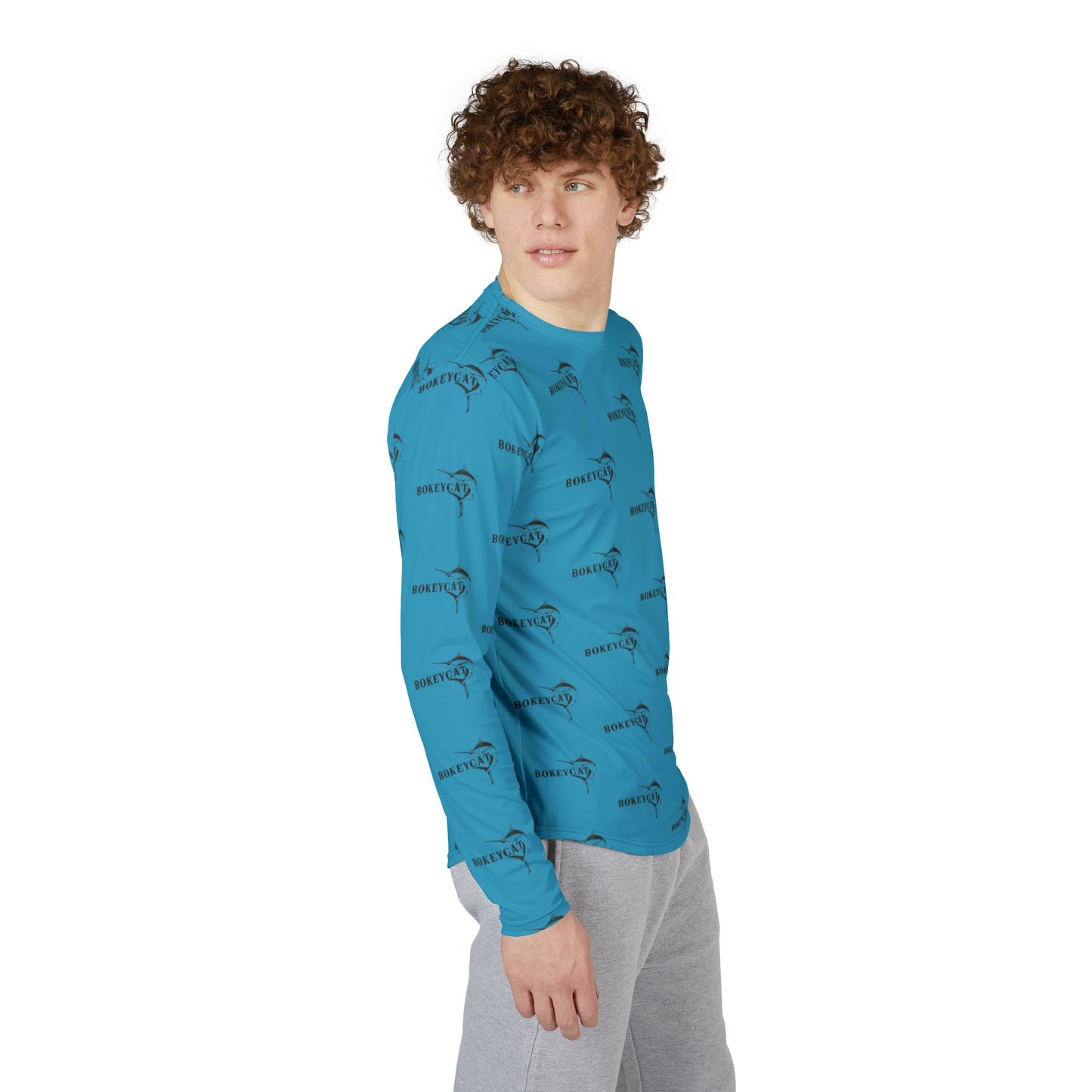 BokeyCat Men's UV Protection Long Sleeve Shirt