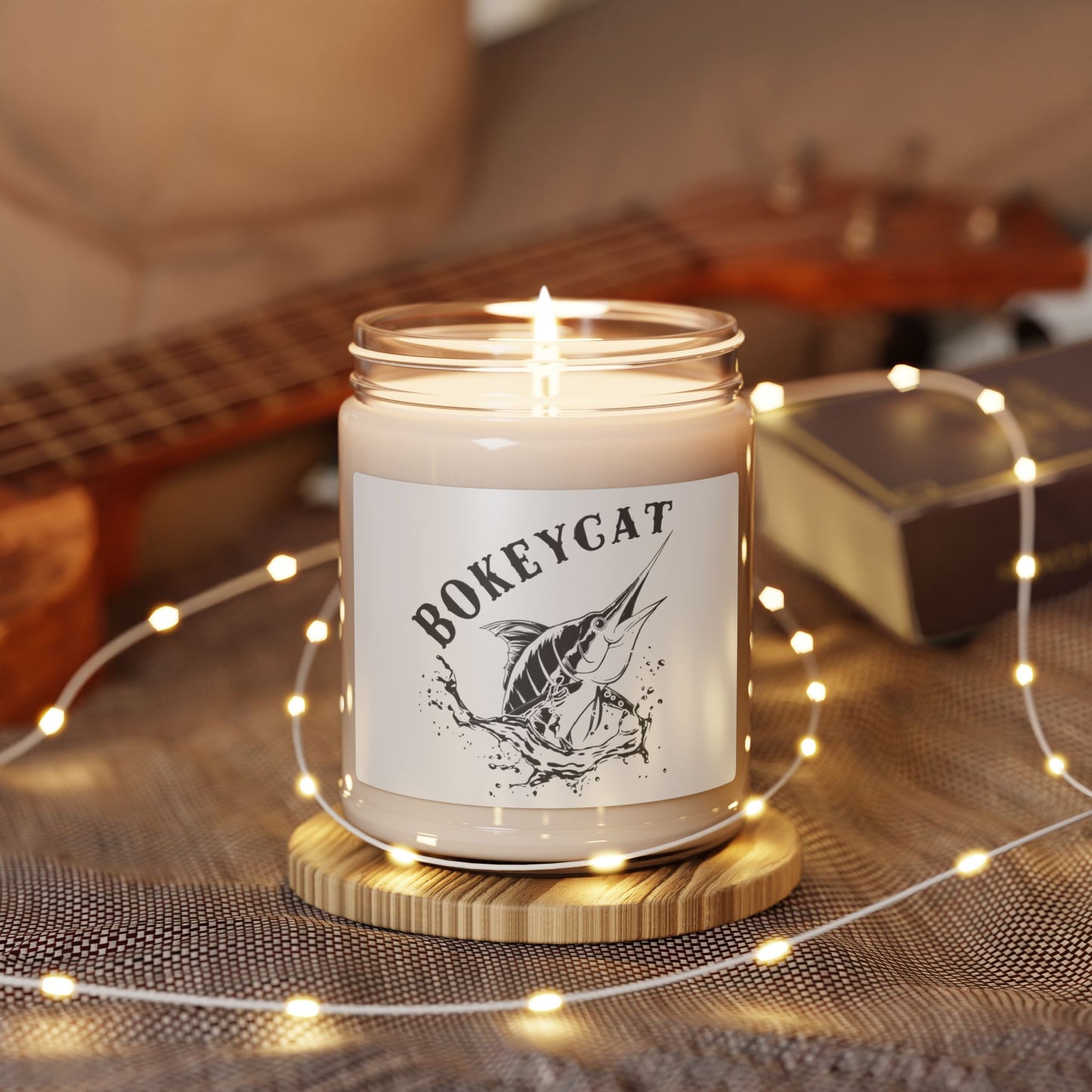 BokeyCat Scented Soy Candle, 9oz