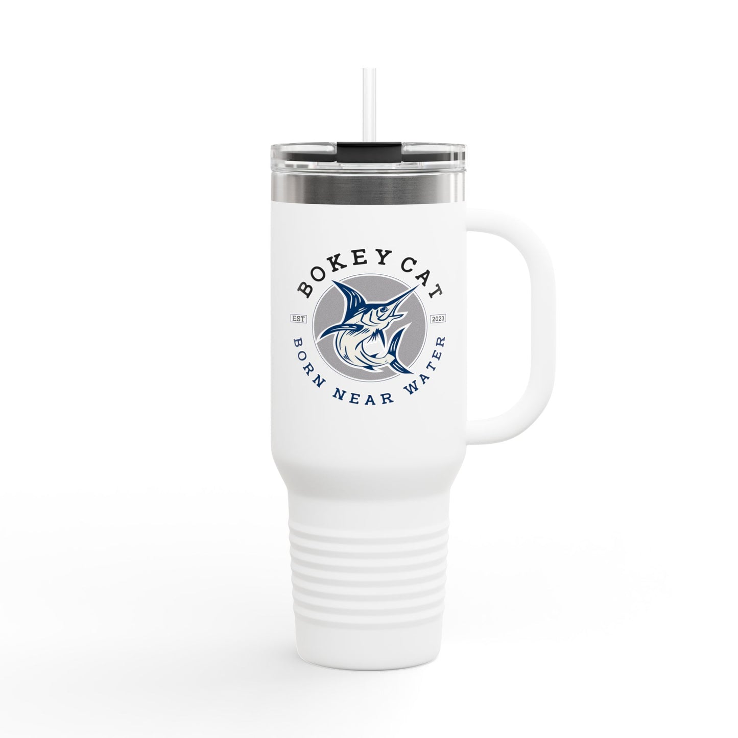 BokeyCat Insulated Travel Mug, 40oz