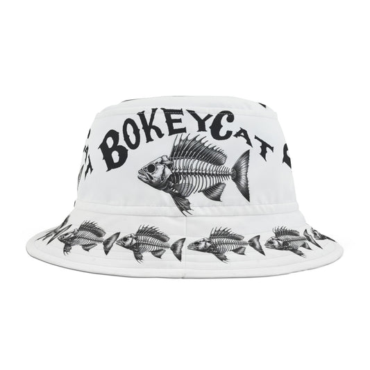 BokeyCat Bones Bucket Hat. Price reduced to offset shipping cost.