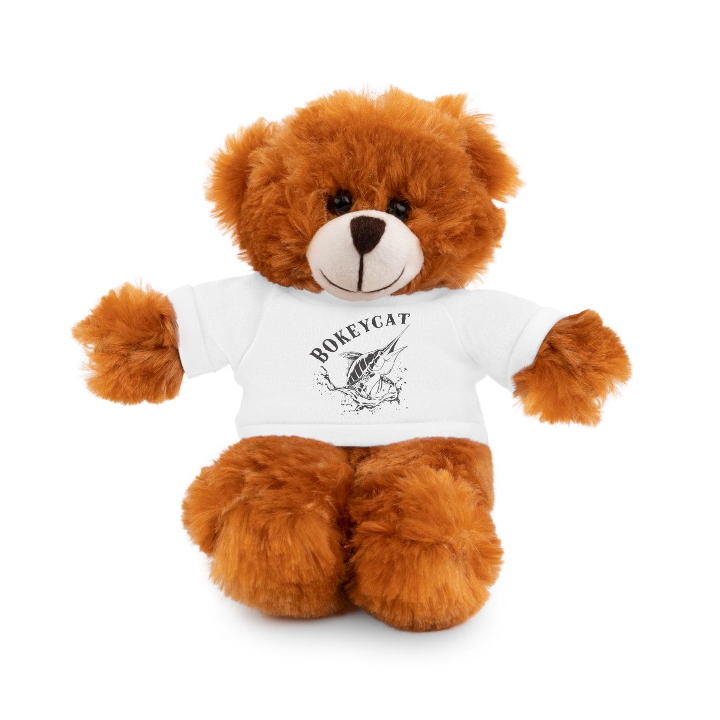 BokeyCat Stuffed Animals w Tee Shirt