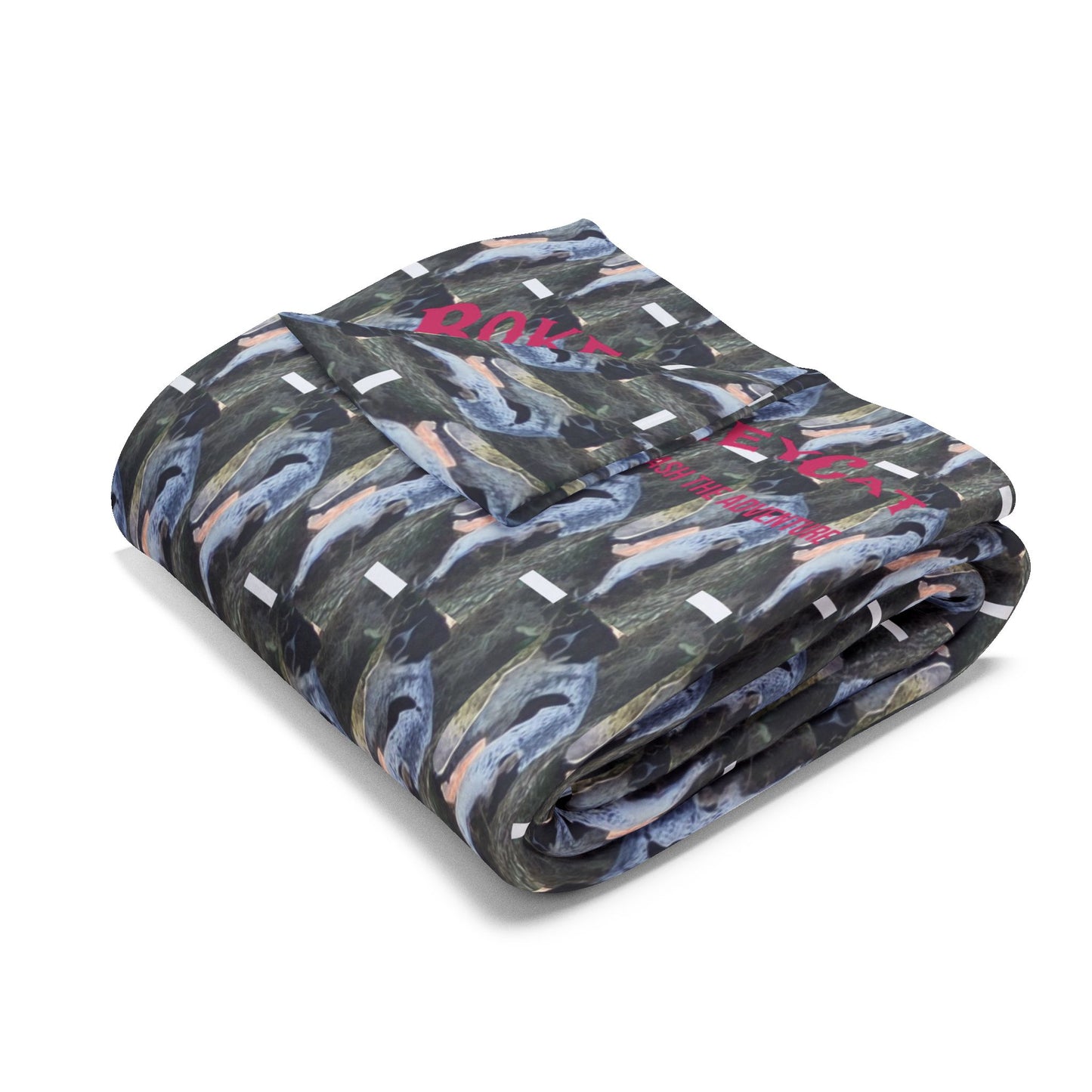 BokeyCat Arctic Fleece Blanket. (Chloe Collection)