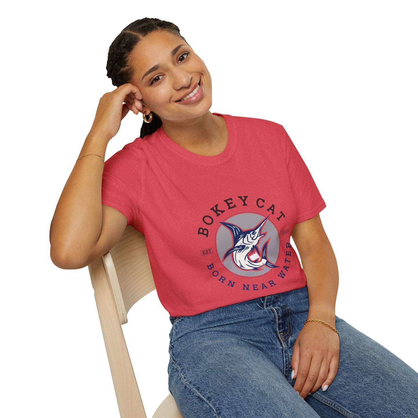 BokeyCat Unisex Softstyle T-Shirt.
