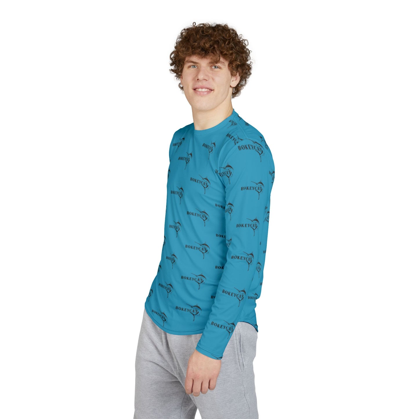 BokeyCat Men's UV Protection Long Sleeve Shirt