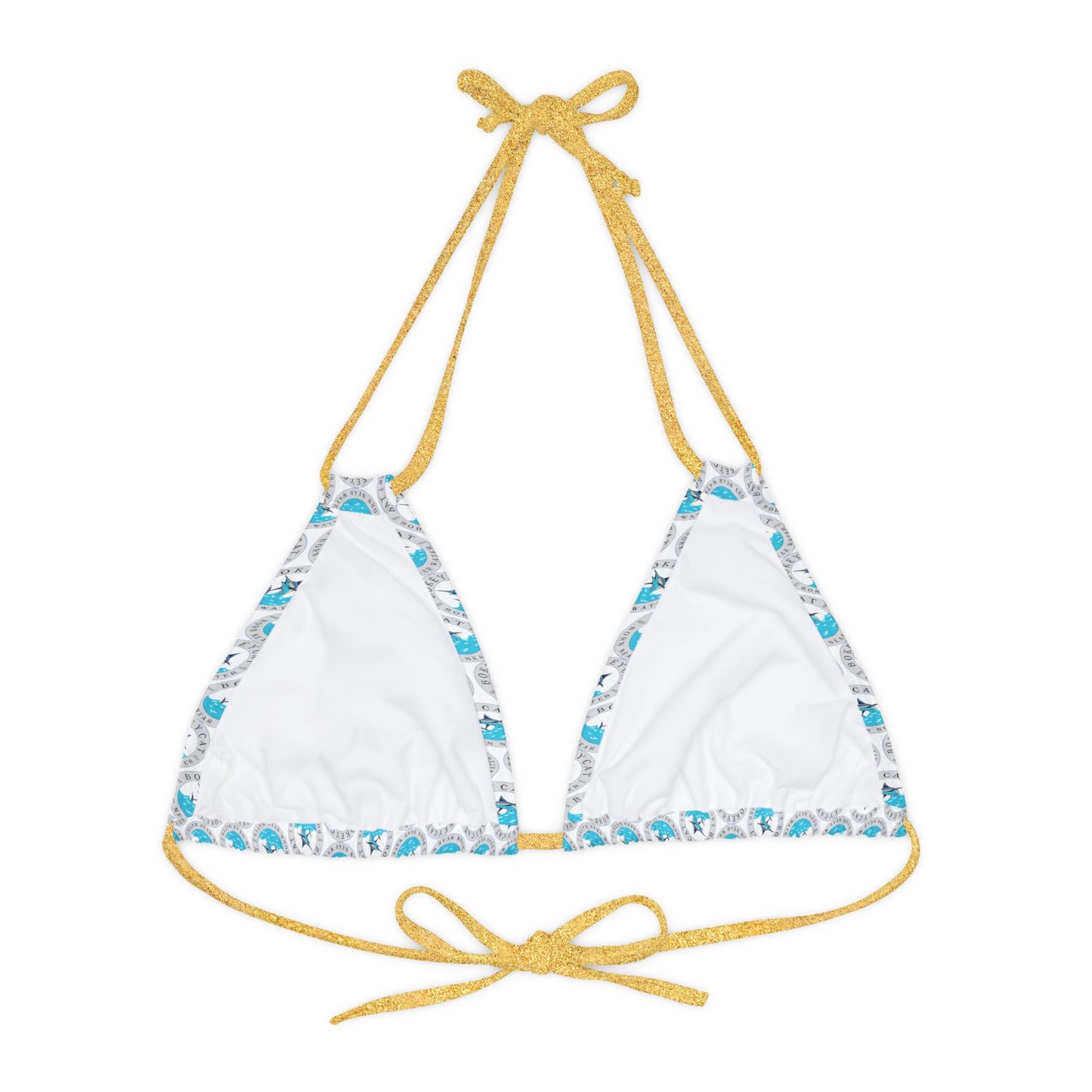 BokeyCat Bokini. strappy triangle bikini top