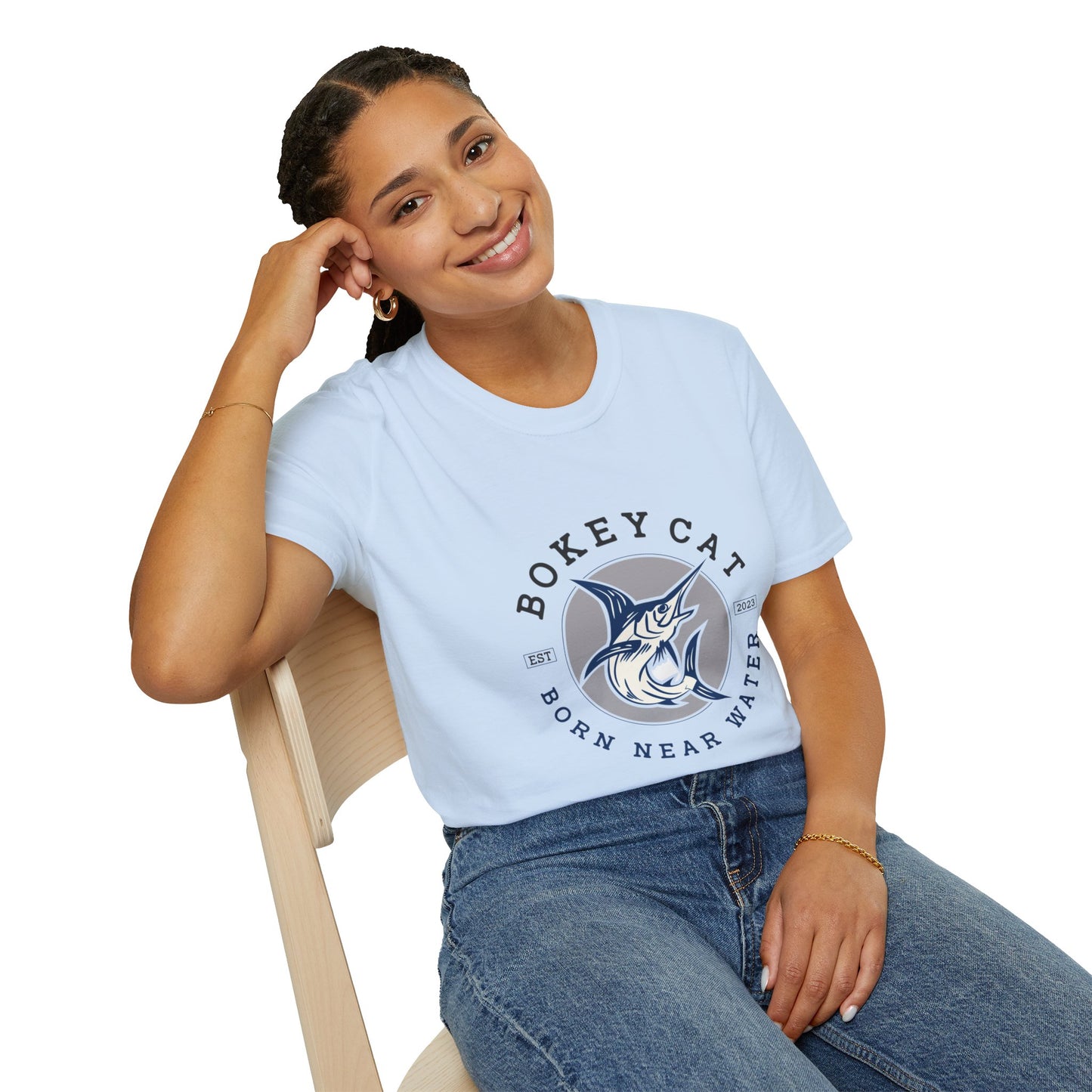 BokeyCat Unisex Softstyle T-Shirt.